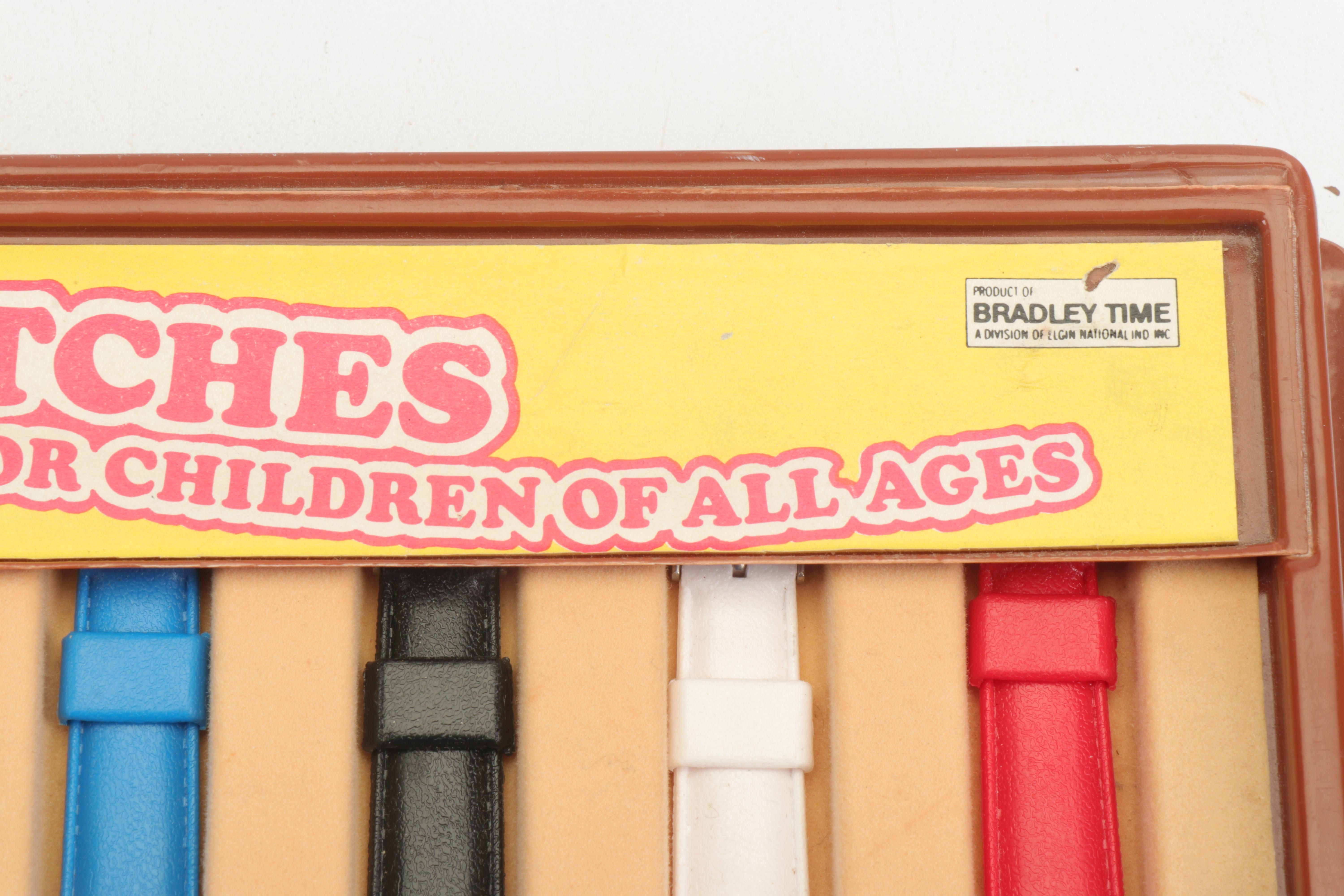 Bradley "Fun-Time Watches" Disney's Mickey Mouse Set, Mid-Century