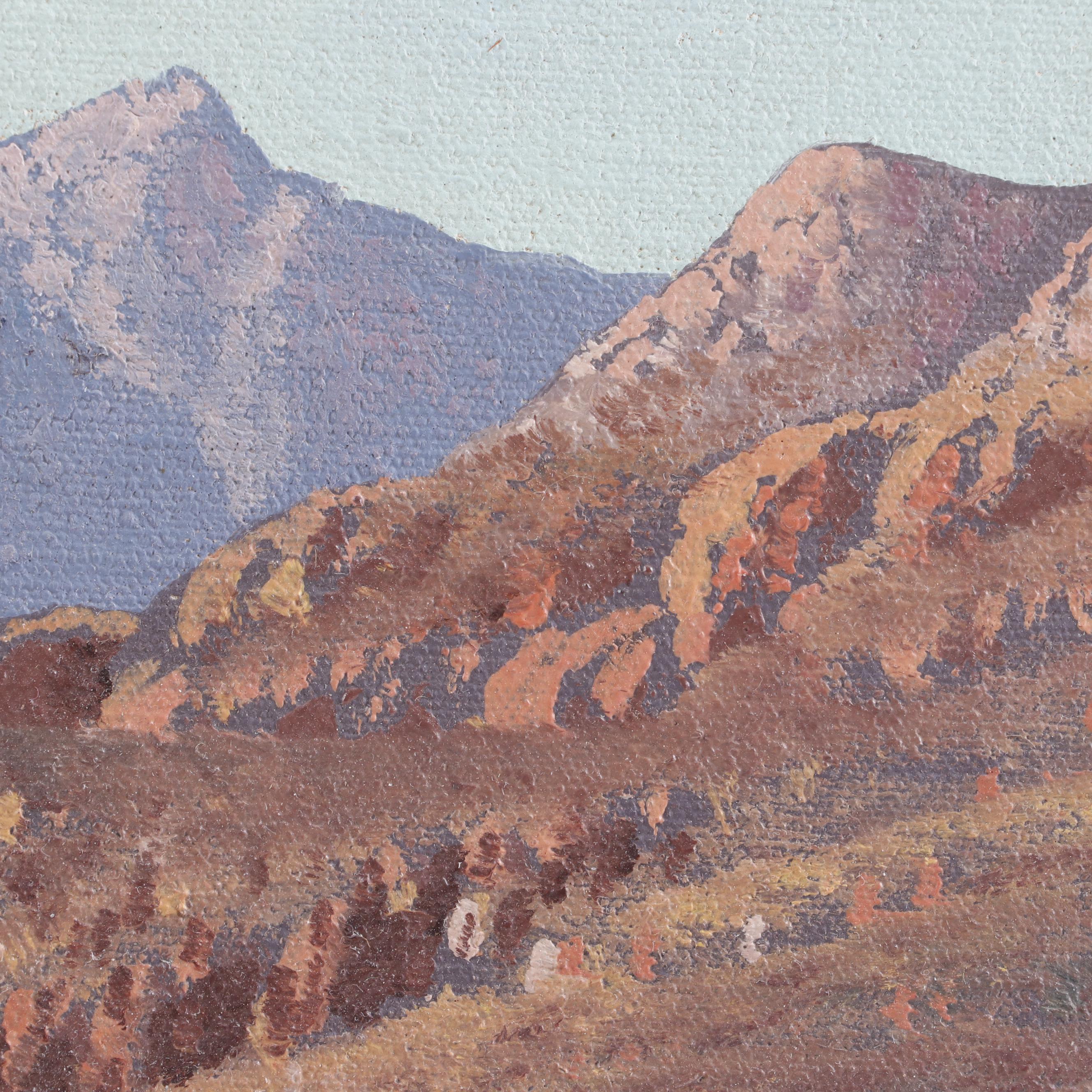 A.J. Swanepoel Landscape Oil Painting "Near Caledon - C.P."