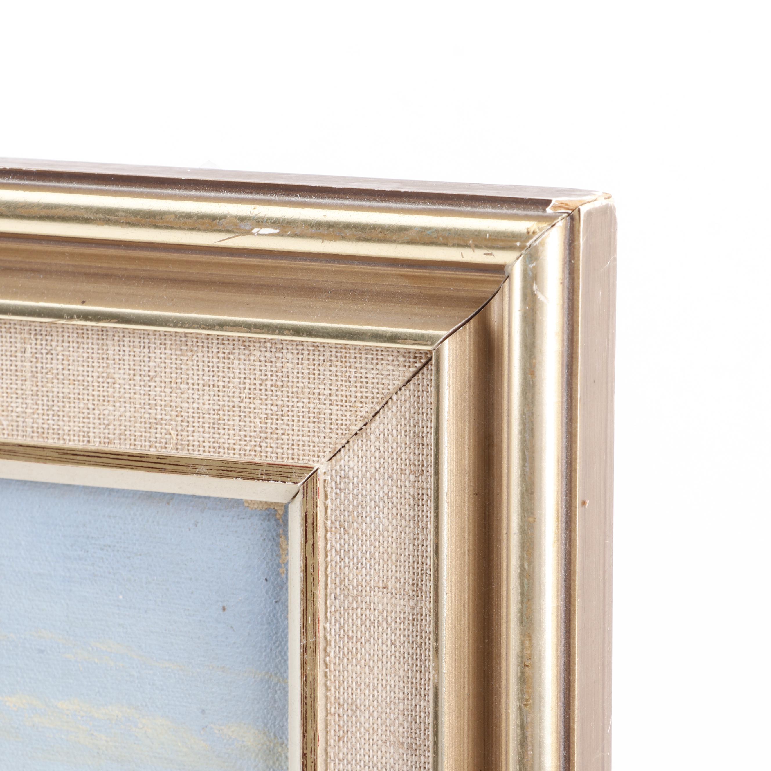 A.J. Swanepoel Landscape Oil Painting "Near Caledon - C.P."