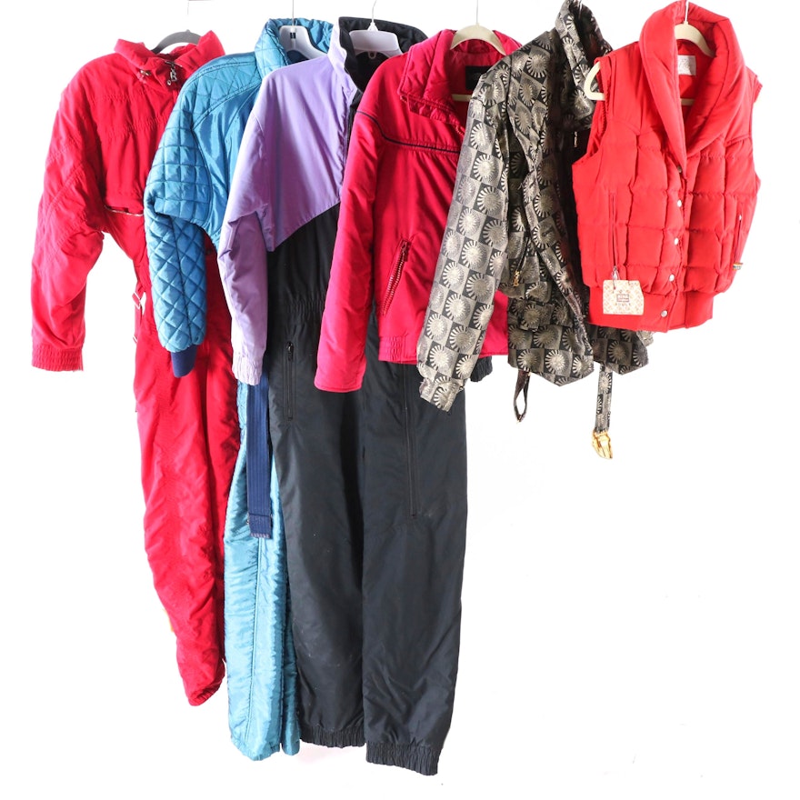 Women's Ski Jackets, Vest and Jumpsuits Including Bogner and Roffe