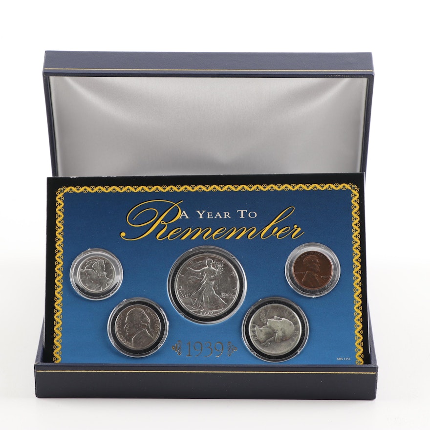 1939 Encapsulated American Historical Society Coin Set