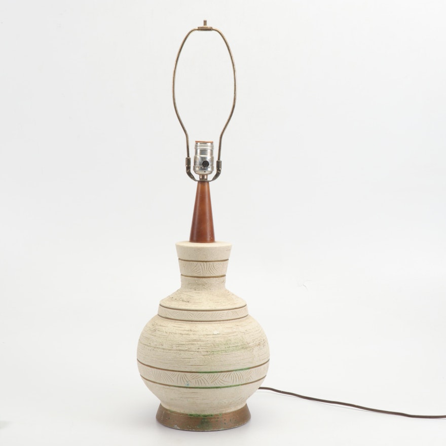 Mid Century Modern Ceramic Table Lamp