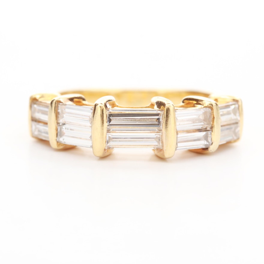 18K Yellow Gold 1.90 CTW Diamond Ring