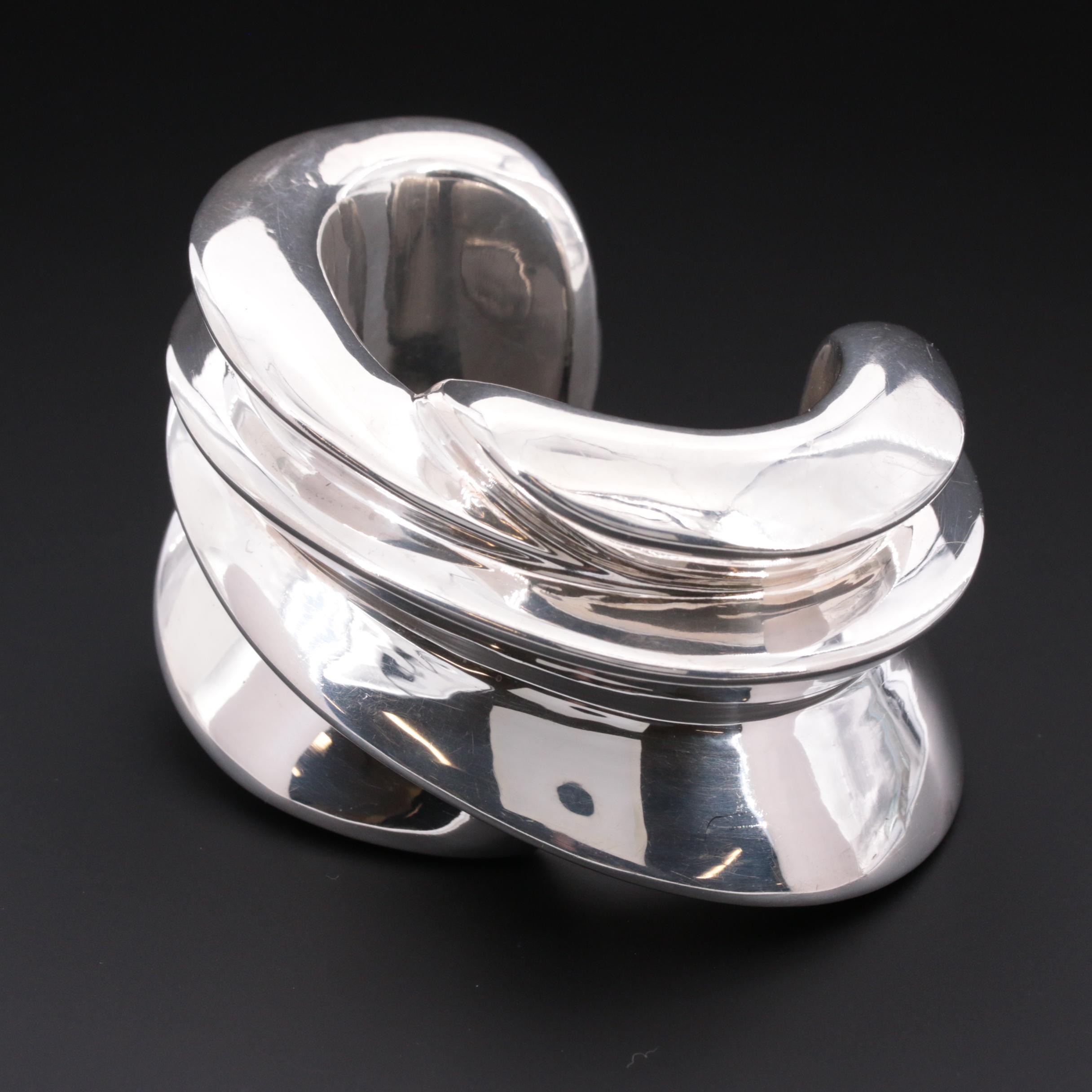 Mikal Jon Bayanihan LTD Sterling Silver Cuff Bracelet