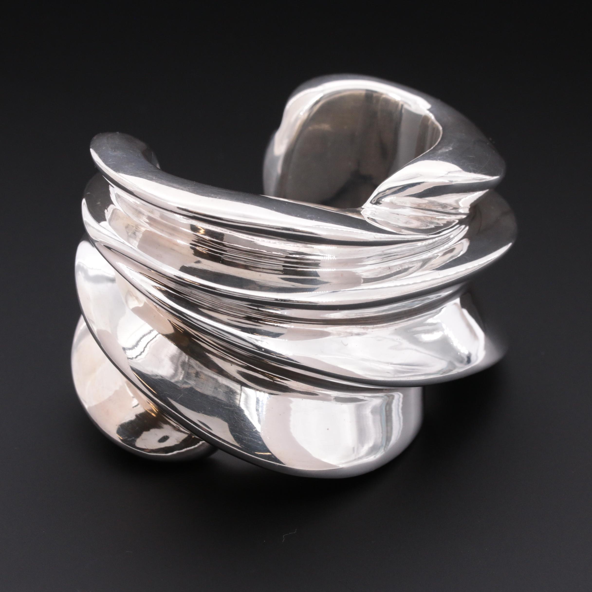 Mikal Jon Bayanihan LTD Sterling Silver Cuff Bracelet