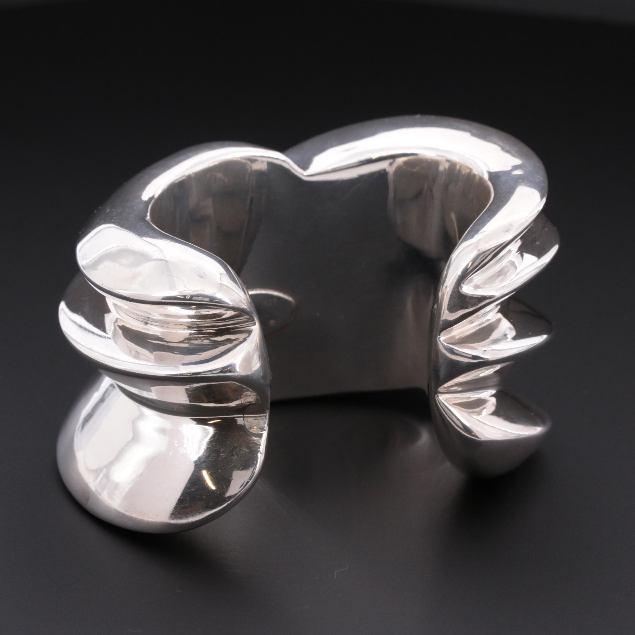 Mikal Jon Bayanihan LTD Sterling Silver Cuff Bracelet