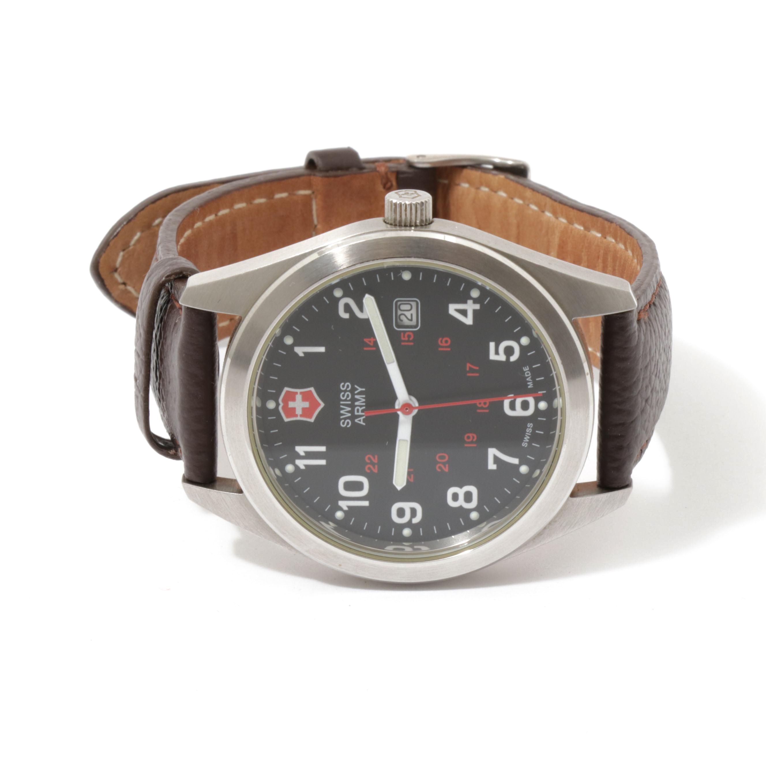 Victorinox "Garrison" Men's Swiss Army Stainless Steel Watch