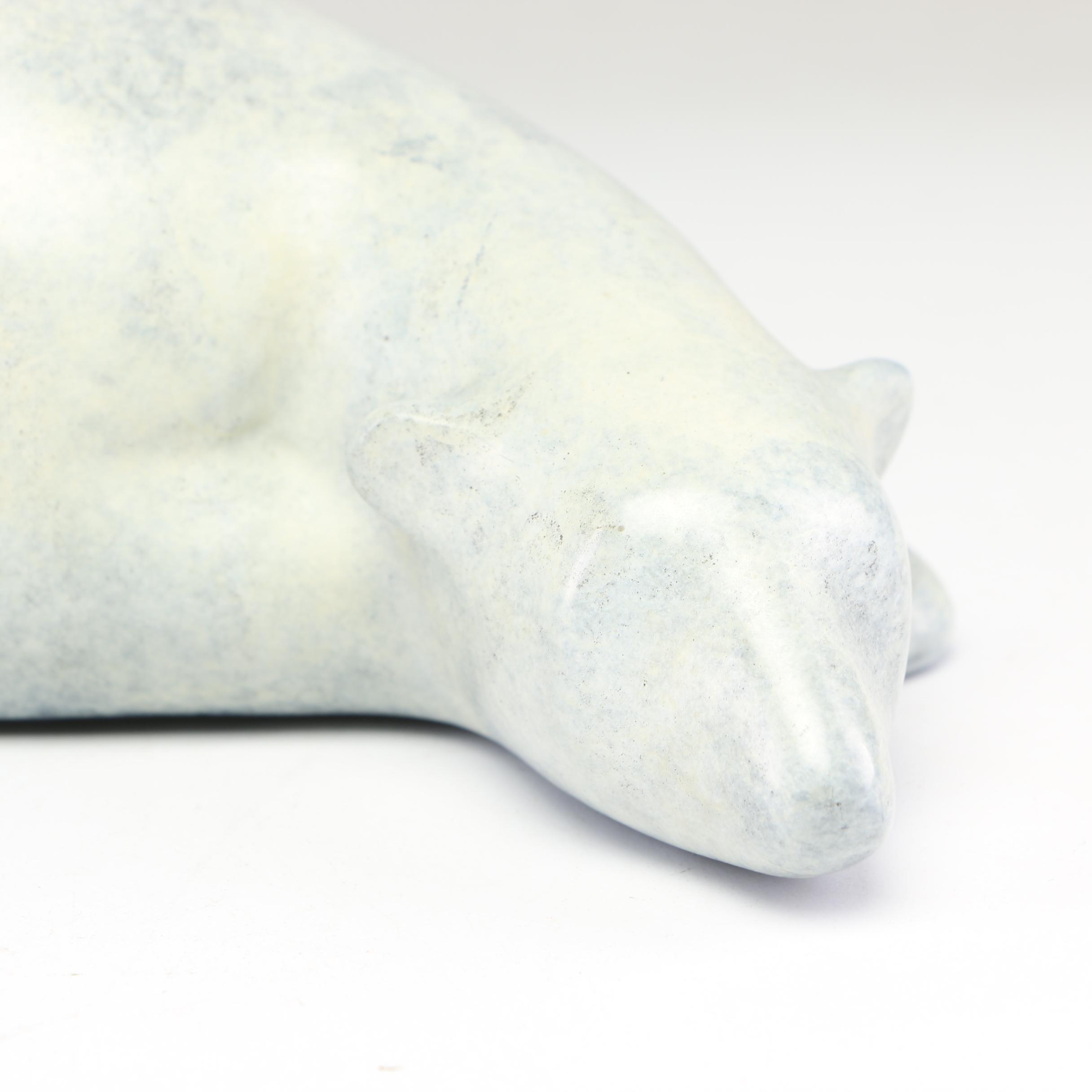 Loet Vanderveen Cast Bronze Polar Bear Mother and Cub