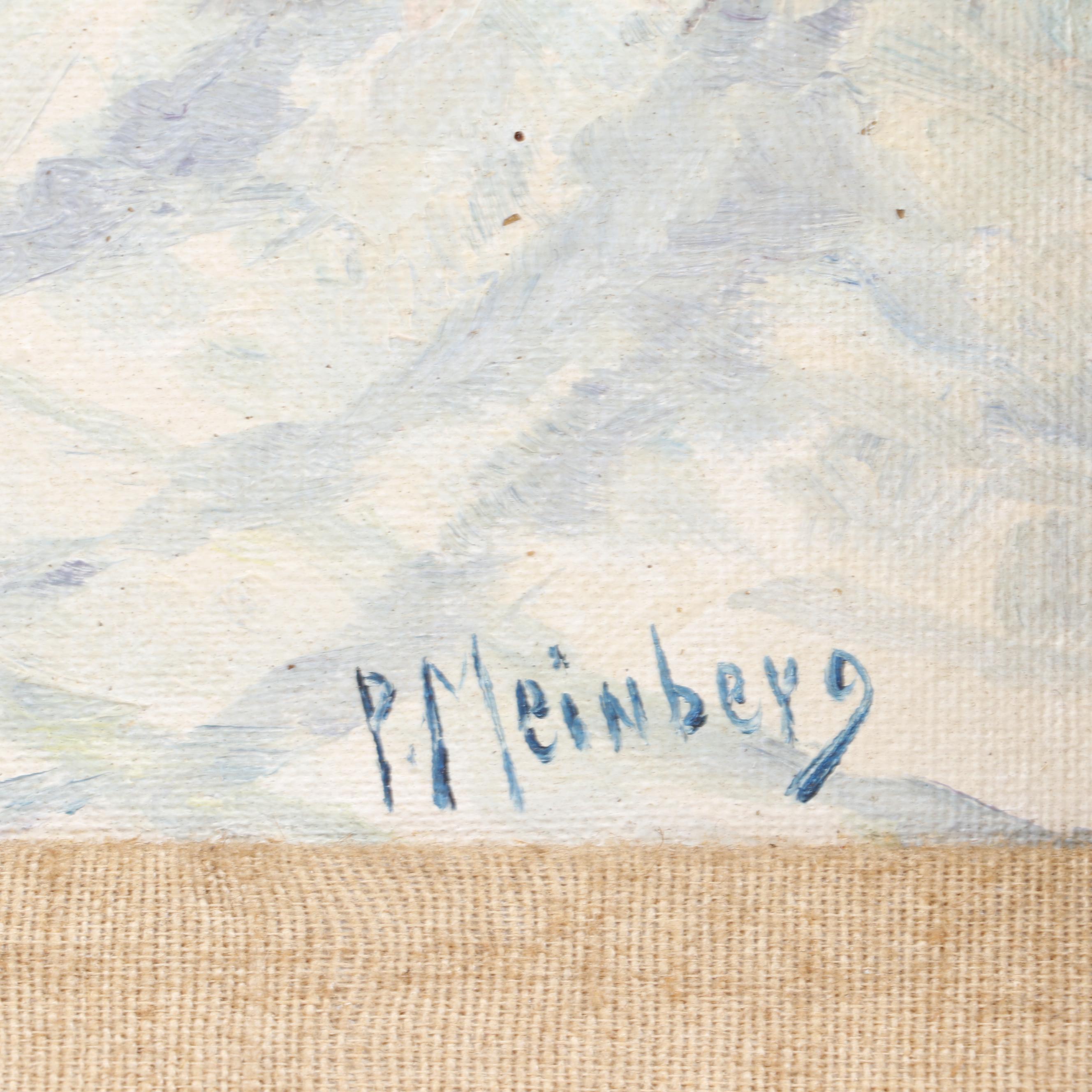 Paul Meinberg Oil Painting "Mountain Winter"