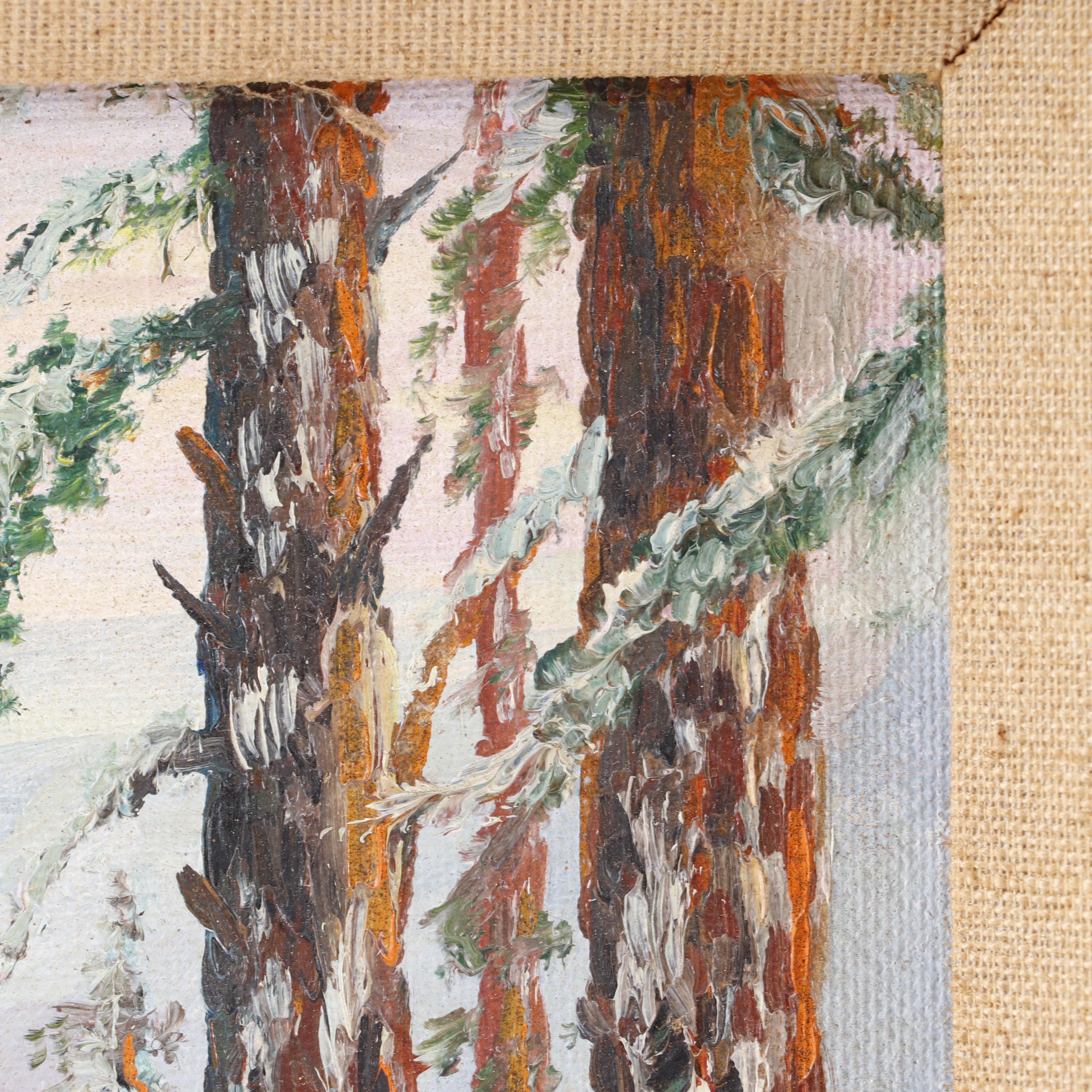 Paul Meinberg Oil Painting "Mountain Winter"