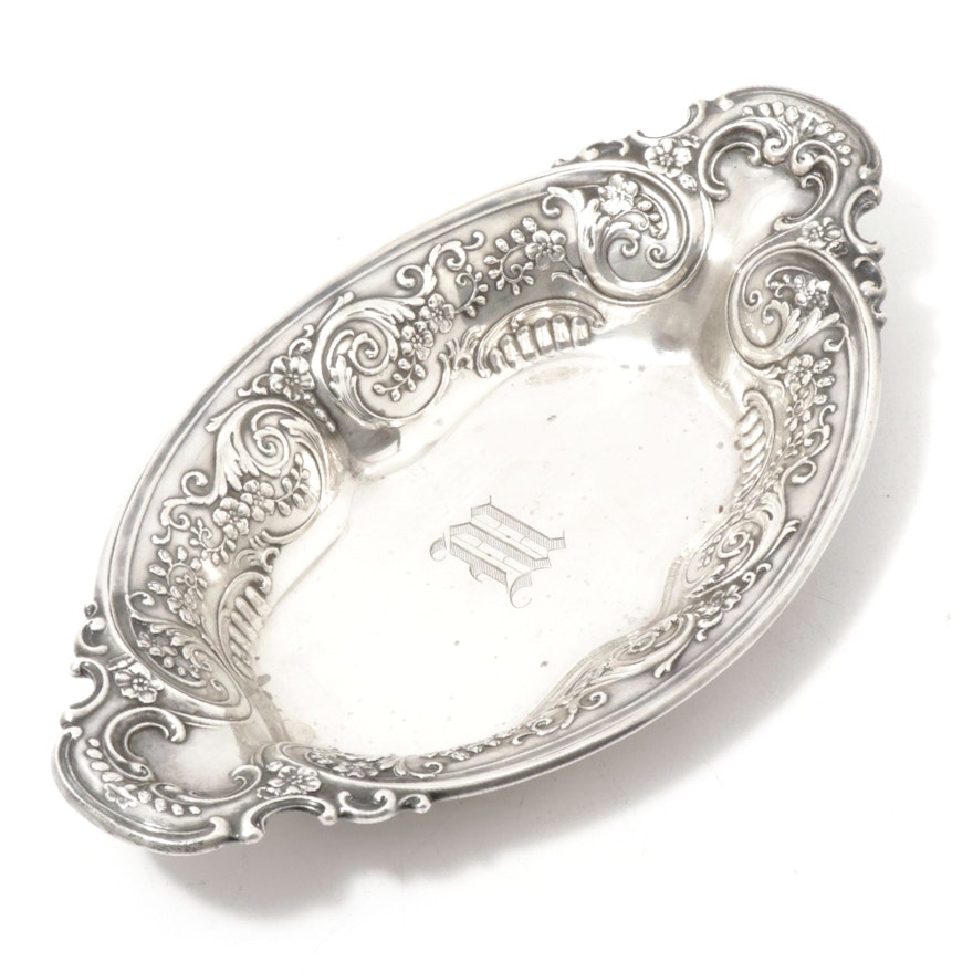 Whiting Manufacturing Co. Sterling Silver Monogrammed Bowl, 1909