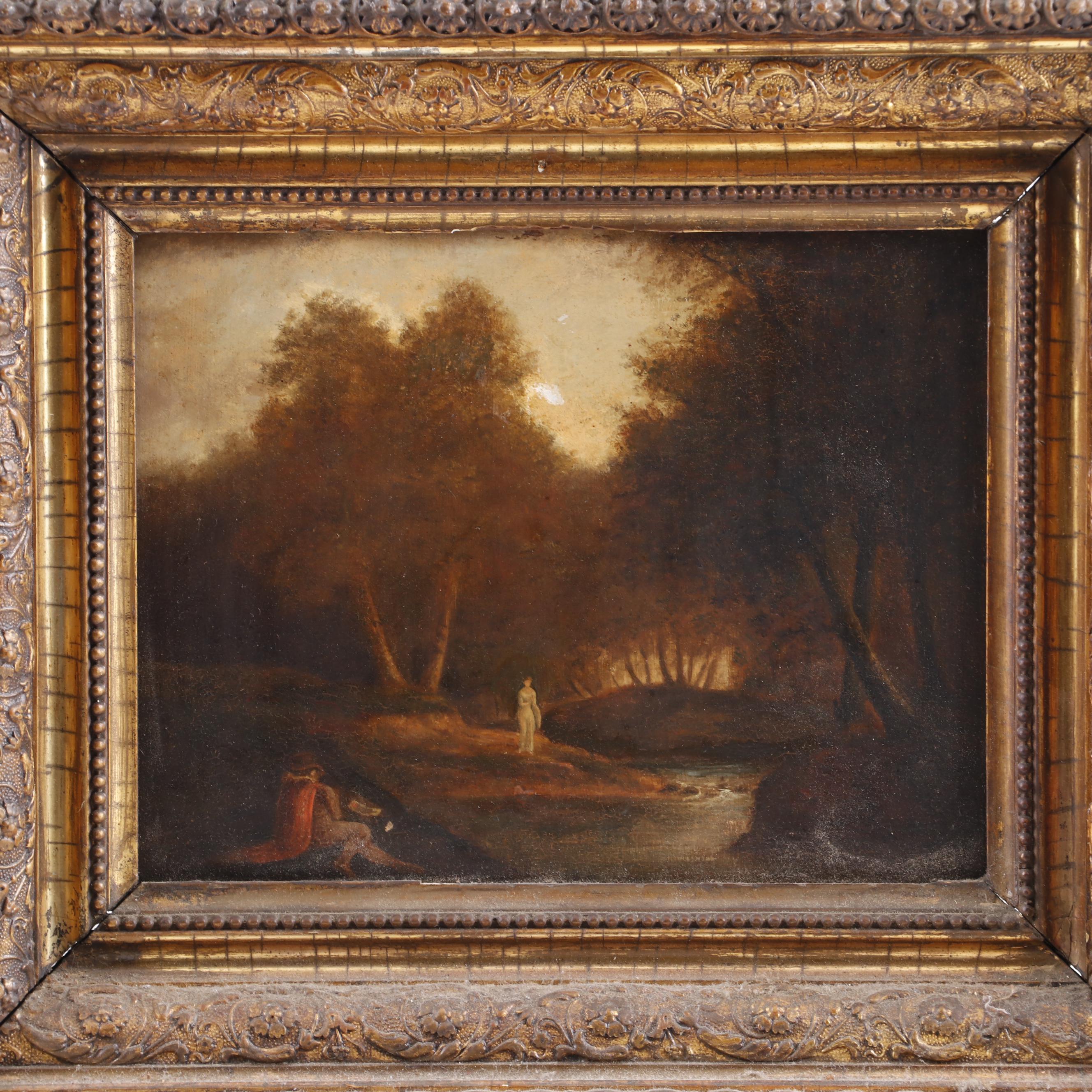 19th Century Pastoral Oil Painting