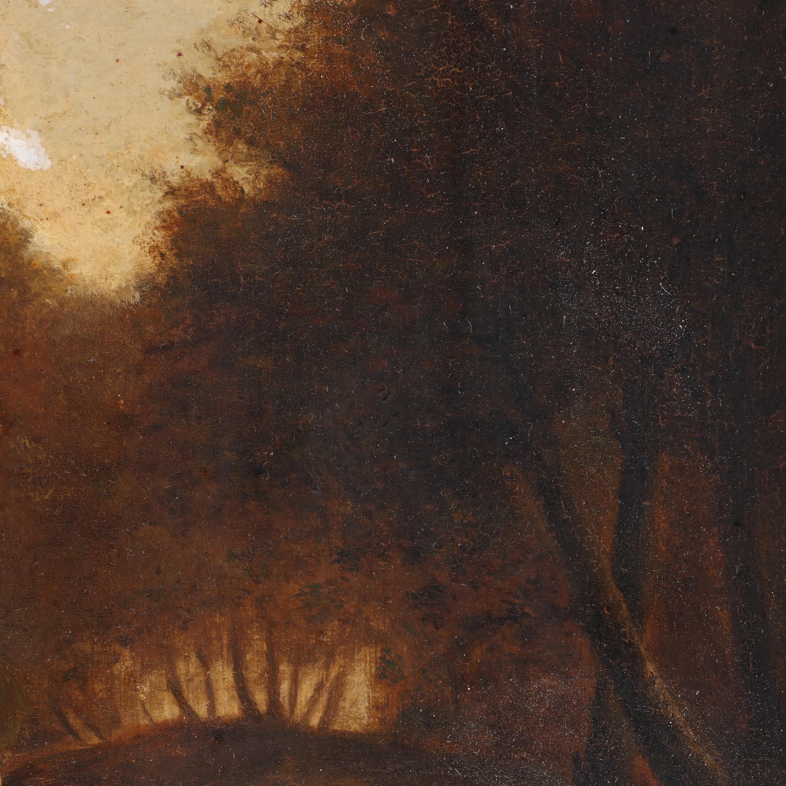 19th Century Pastoral Oil Painting