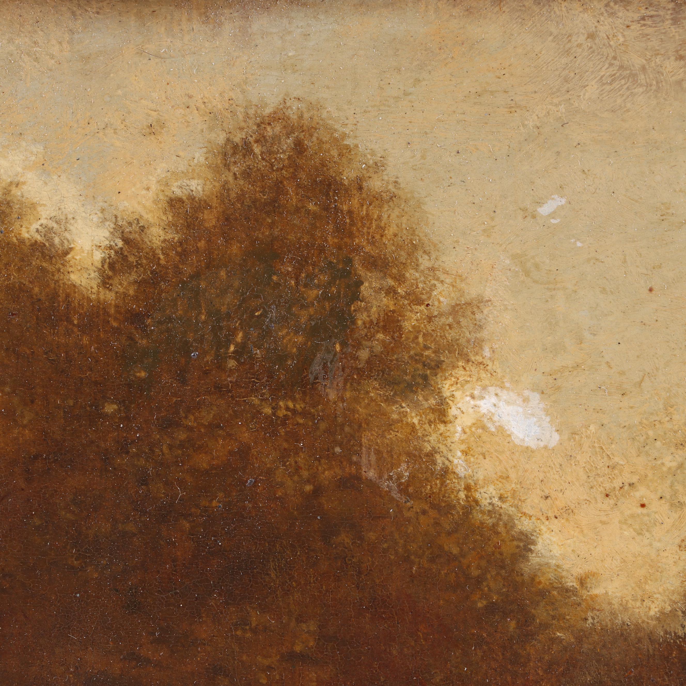 19th Century Pastoral Oil Painting