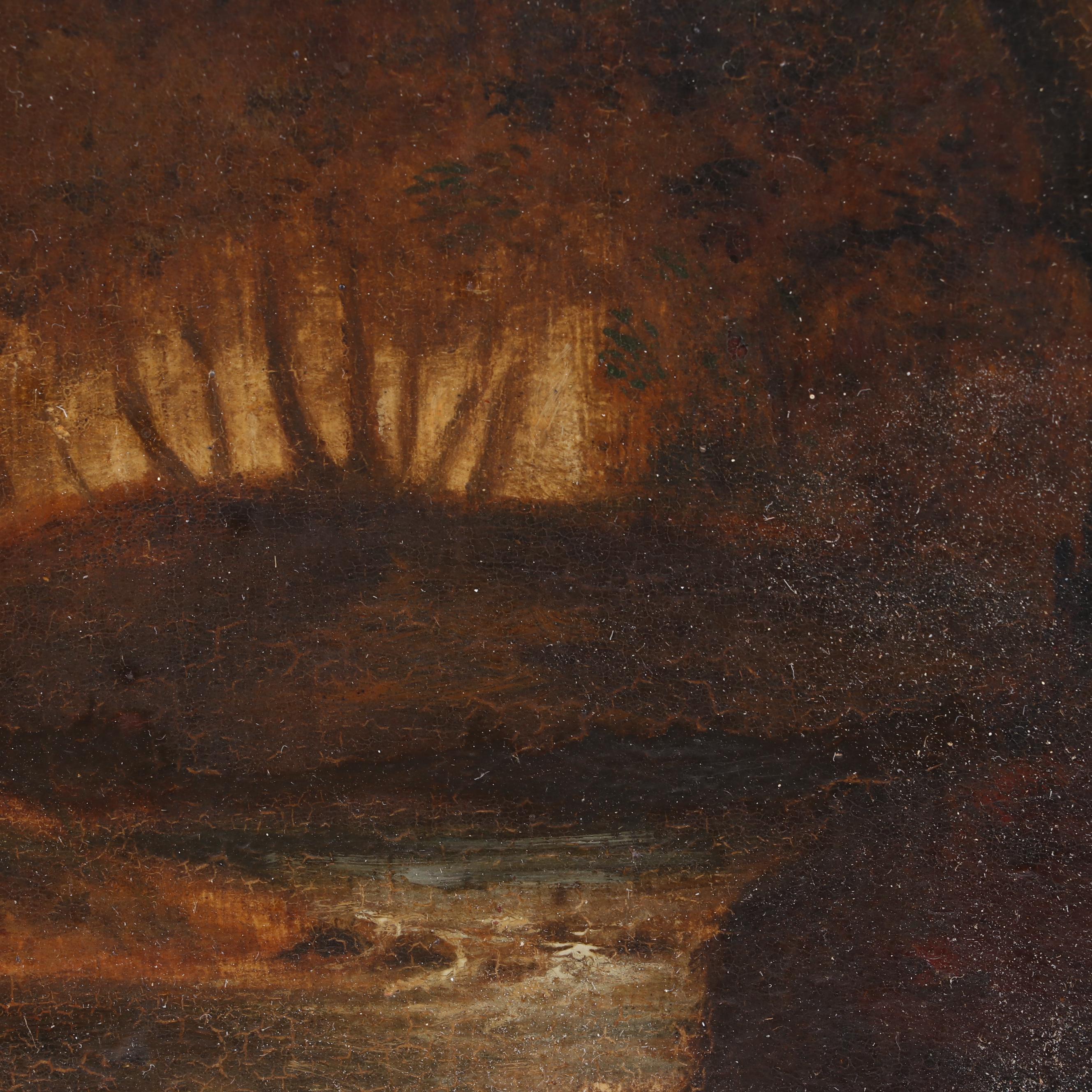 19th Century Pastoral Oil Painting