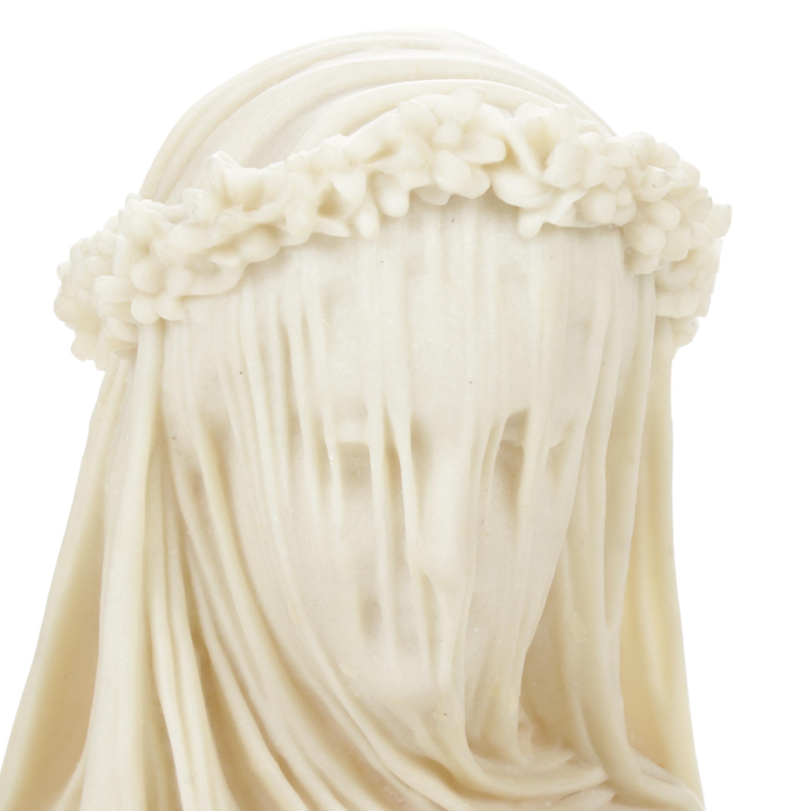 A. Filli Reproduction Resin Sculpture "The Veiled Maiden"
