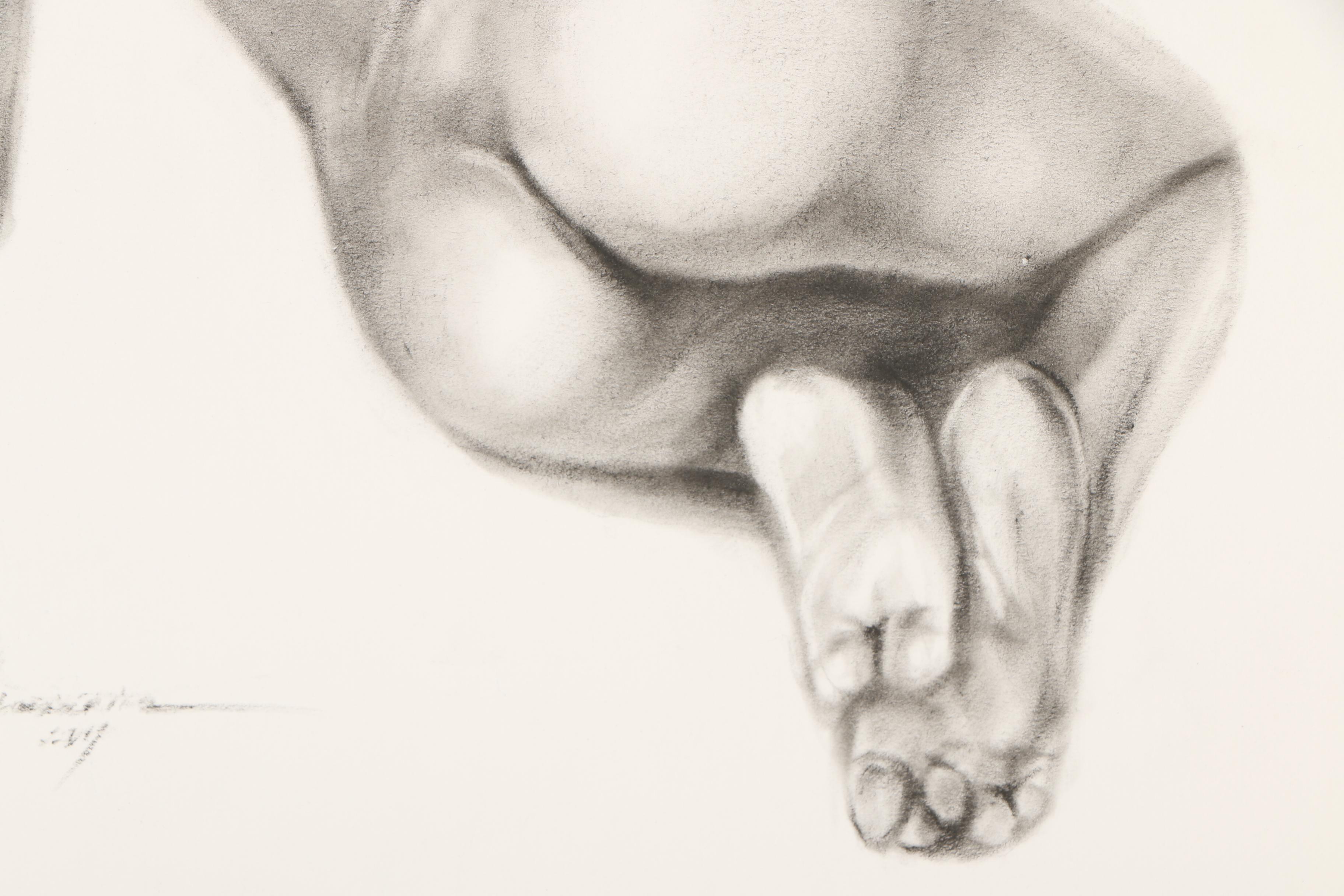 Inga Khanarina Nude Female Oil Painting