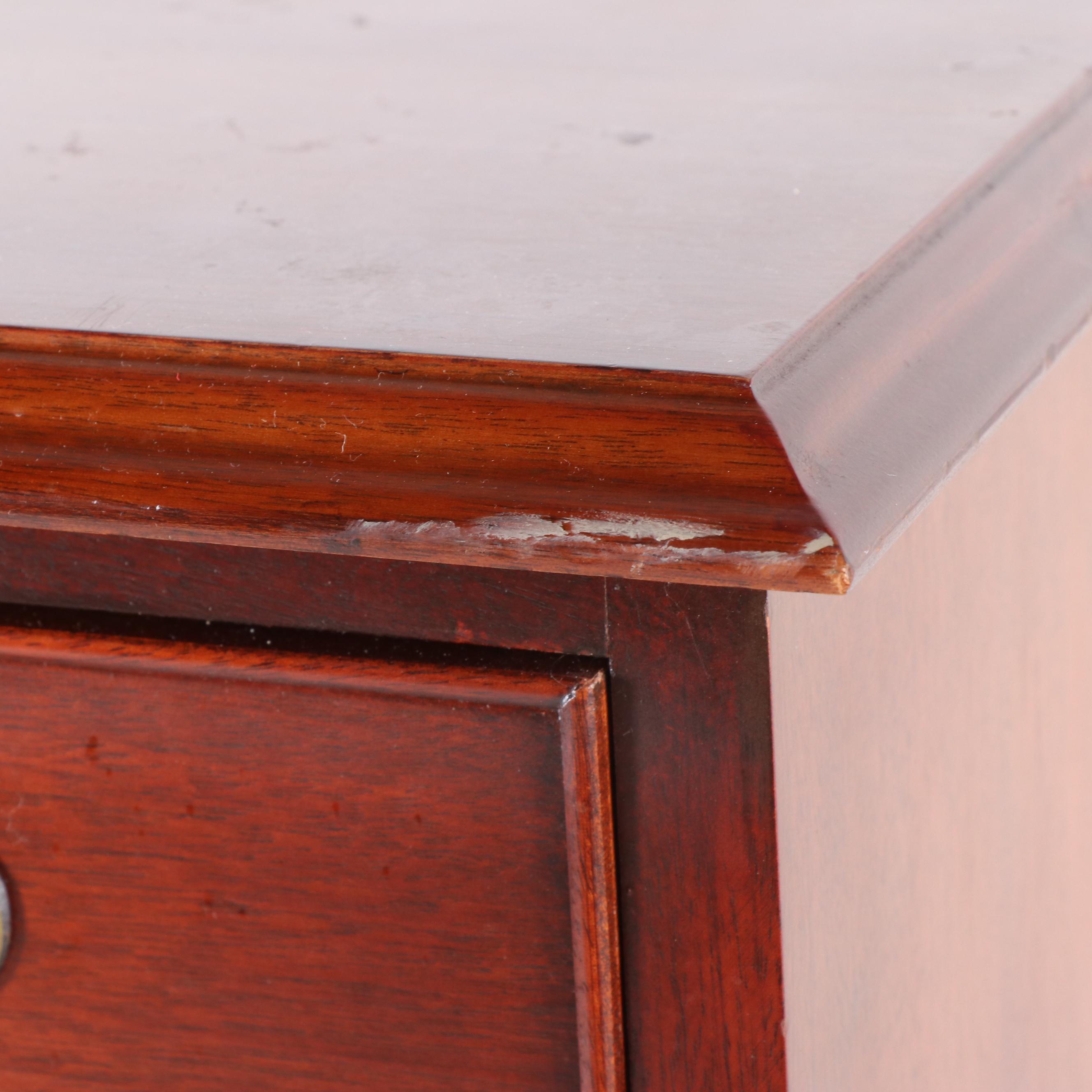 Craftique Mahogany Federal Style Chest on Chest, Mid 20th Century