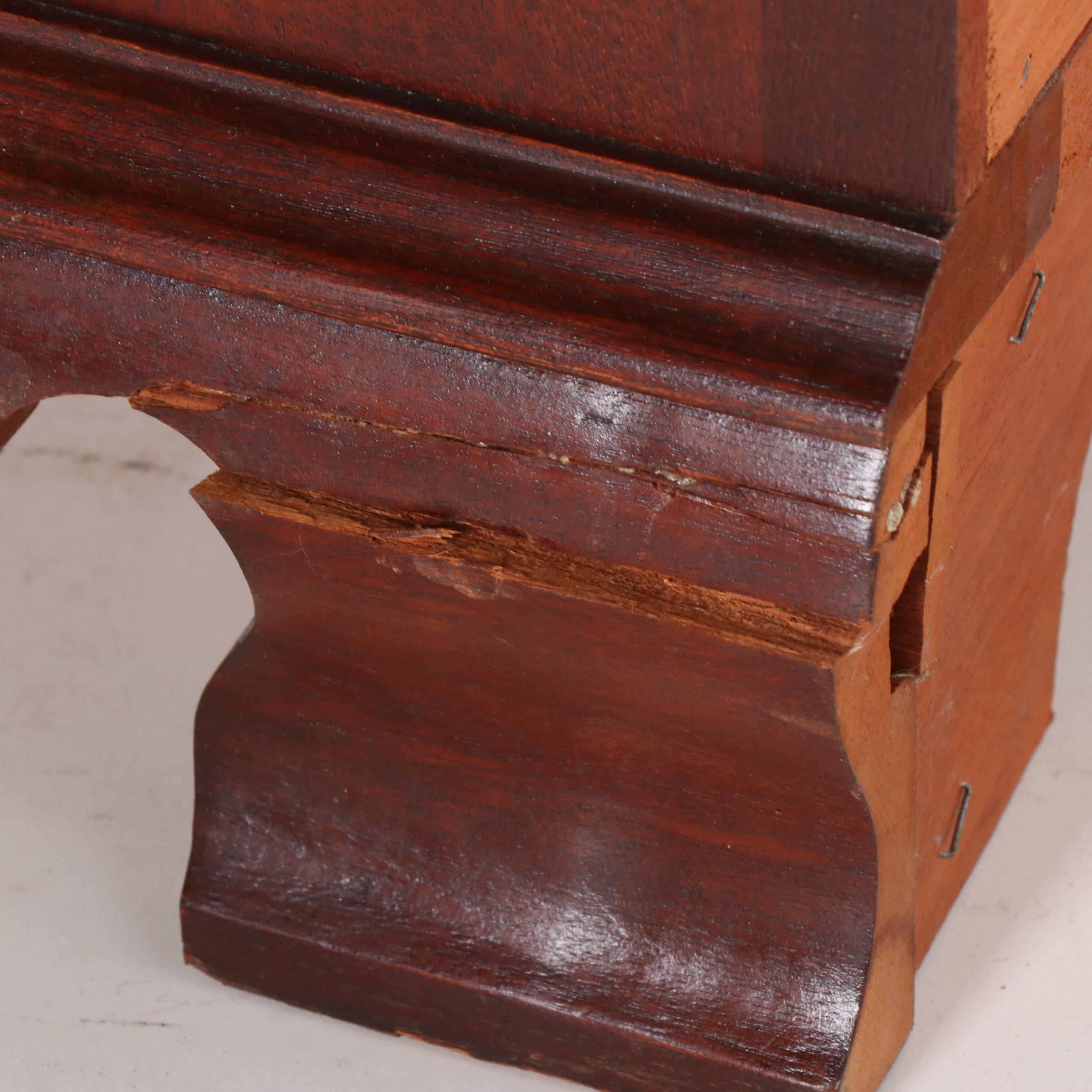 Craftique Mahogany Federal Style Chest on Chest, Mid 20th Century