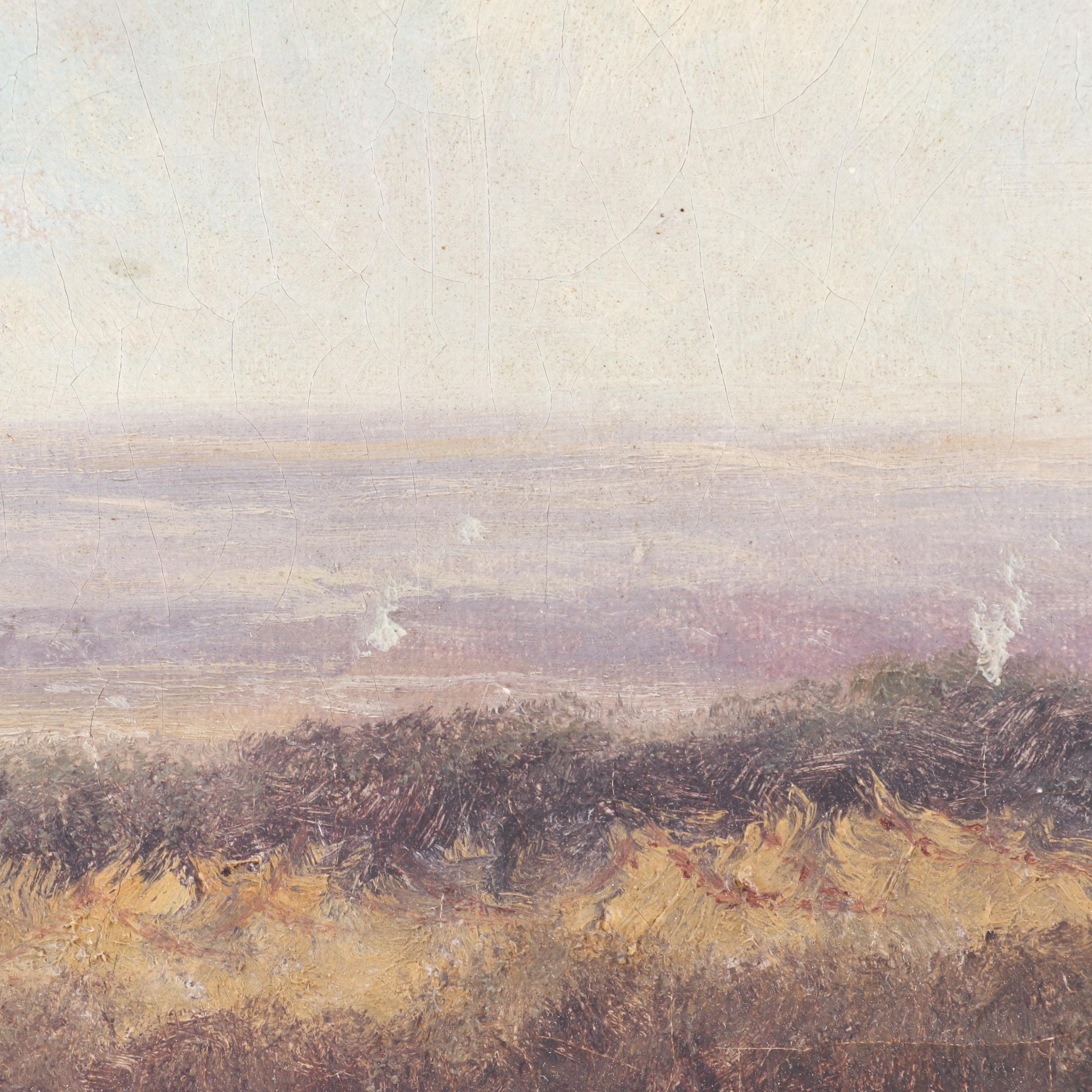 J. Herbert Late 19th Century Landscape Oil Painting