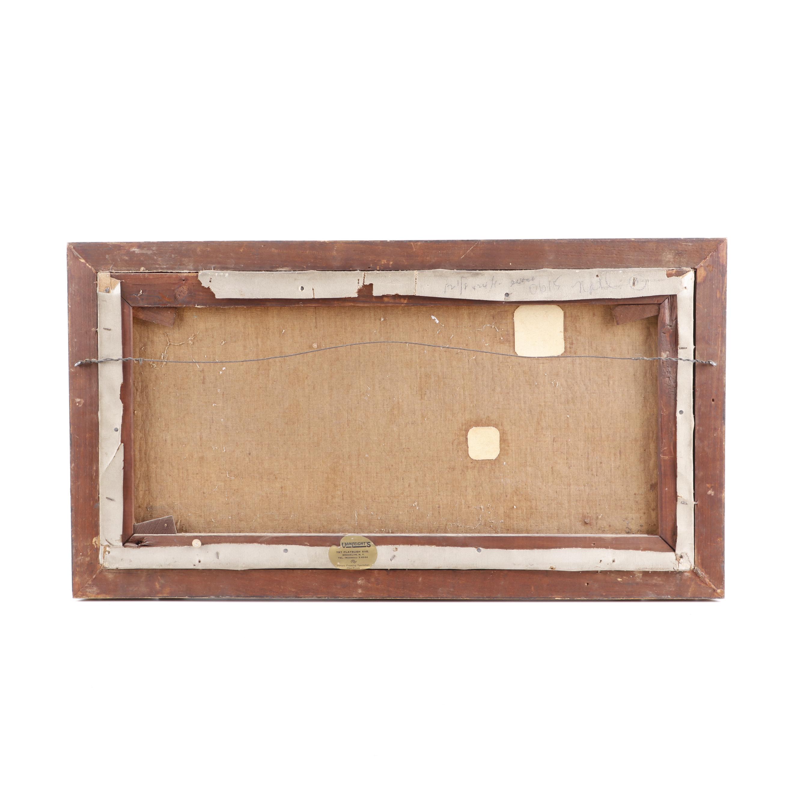 J. Herbert Late 19th Century Landscape Oil Painting