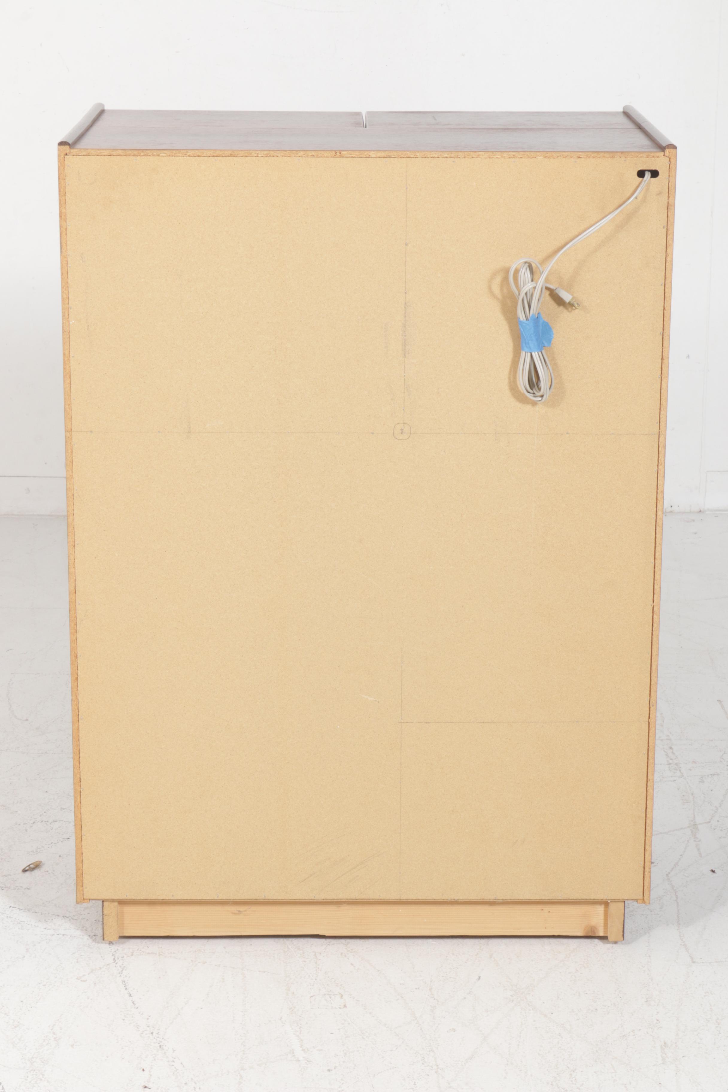 Danish Mid-Century Modern Fold Out Desk in the Style of Glasdam Jensen