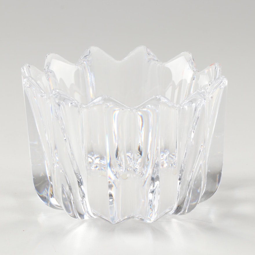 Orrefors "Fleur" Crystal Bowl