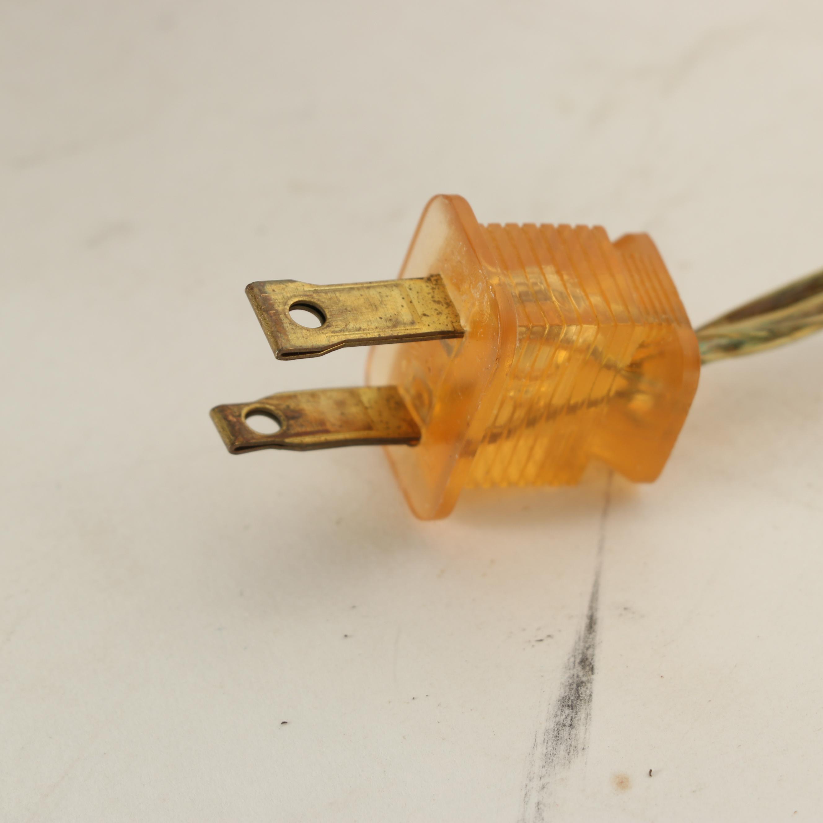 Thai Bronze Singha Guardian Lion Table Lamps with Silk Shades