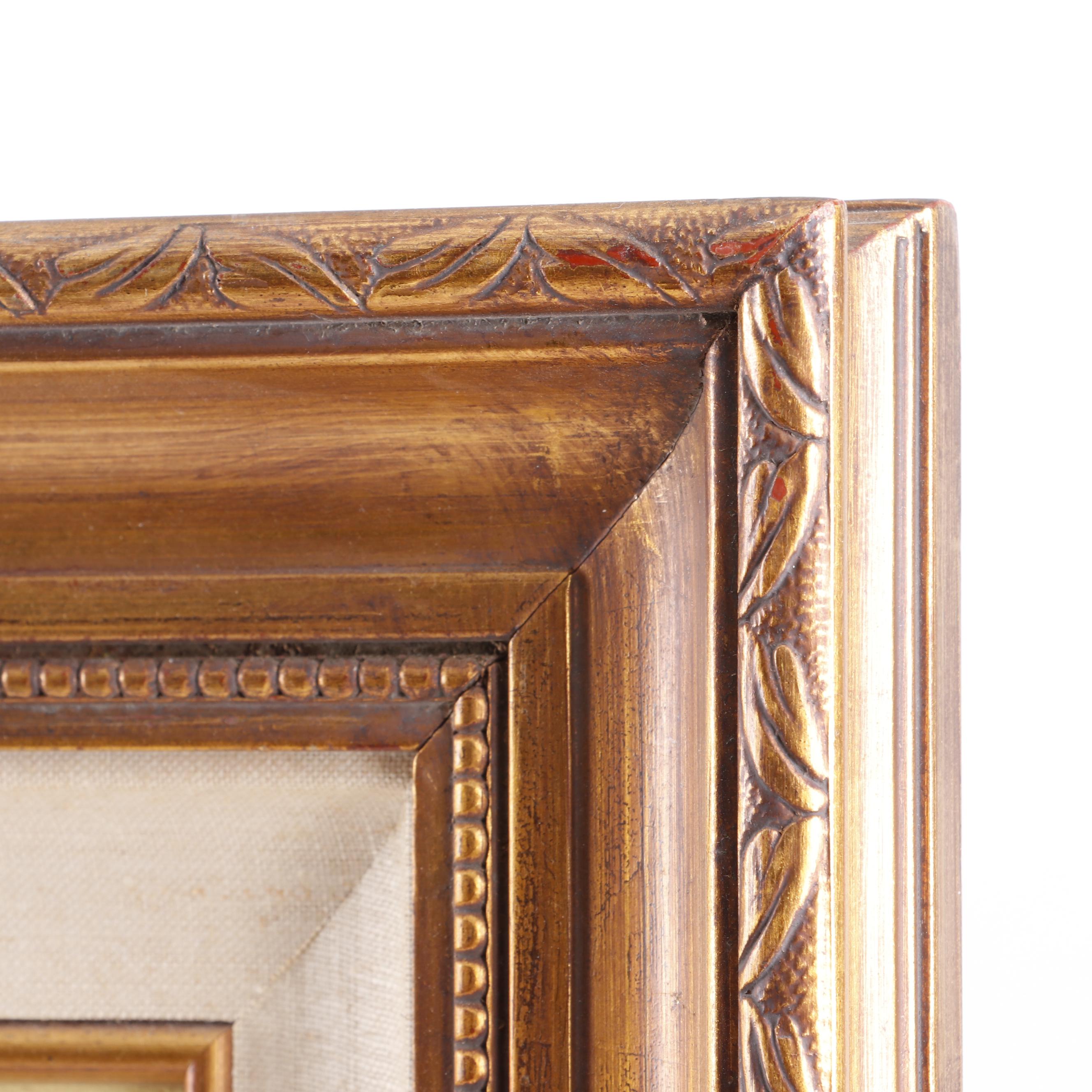 Lentini Oil Painting of Street Scene