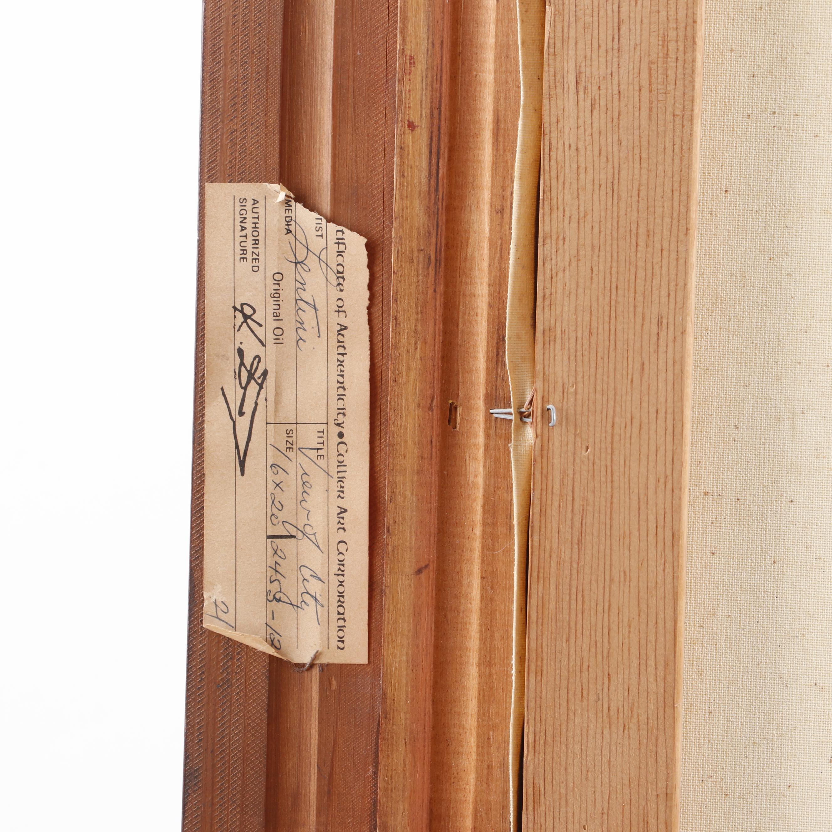 Lentini Oil Painting of Street Scene