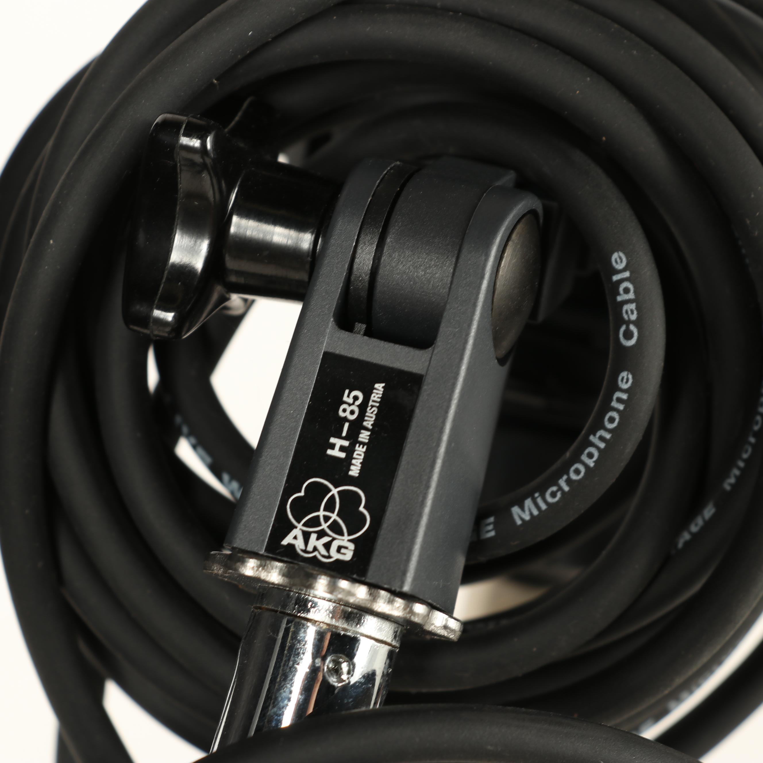 AKG C214 Condenser Microphone with Sterling PF2 Professional Mesh Pop Filter