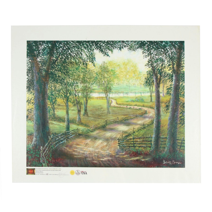 Giclée after Batsell Moore "Woodland Pond"