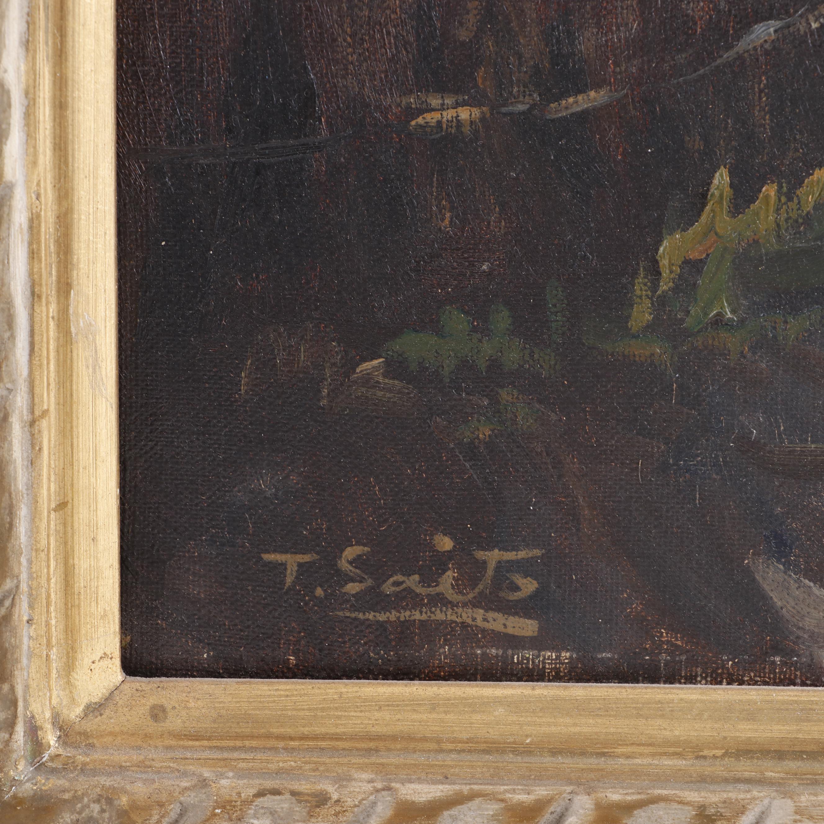 Toyosaku Toyo Saito Landscape Oil Painting