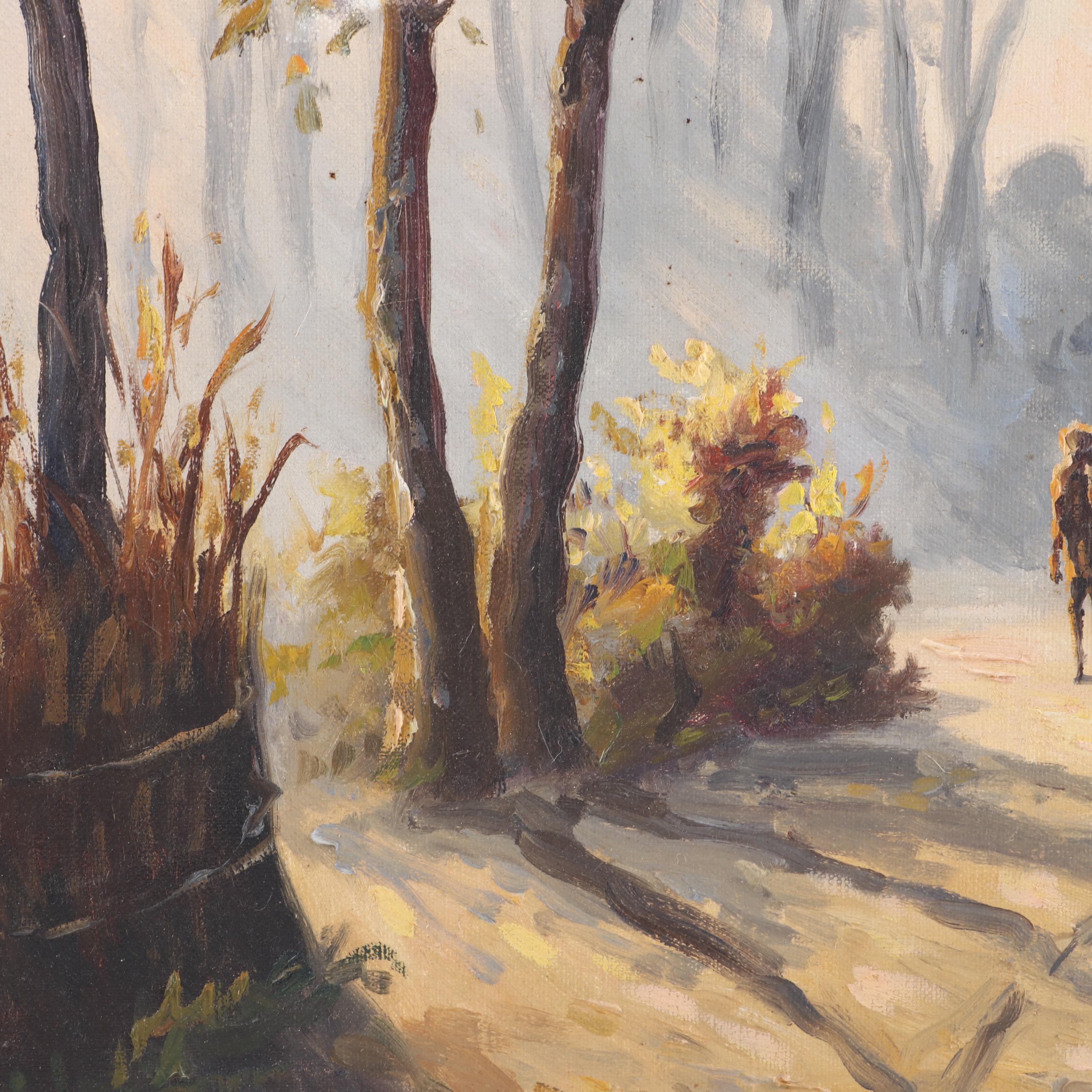 Toyosaku Toyo Saito Landscape Oil Painting