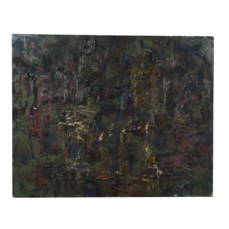 Richard Snyder Monumental Abstract Oil Painting