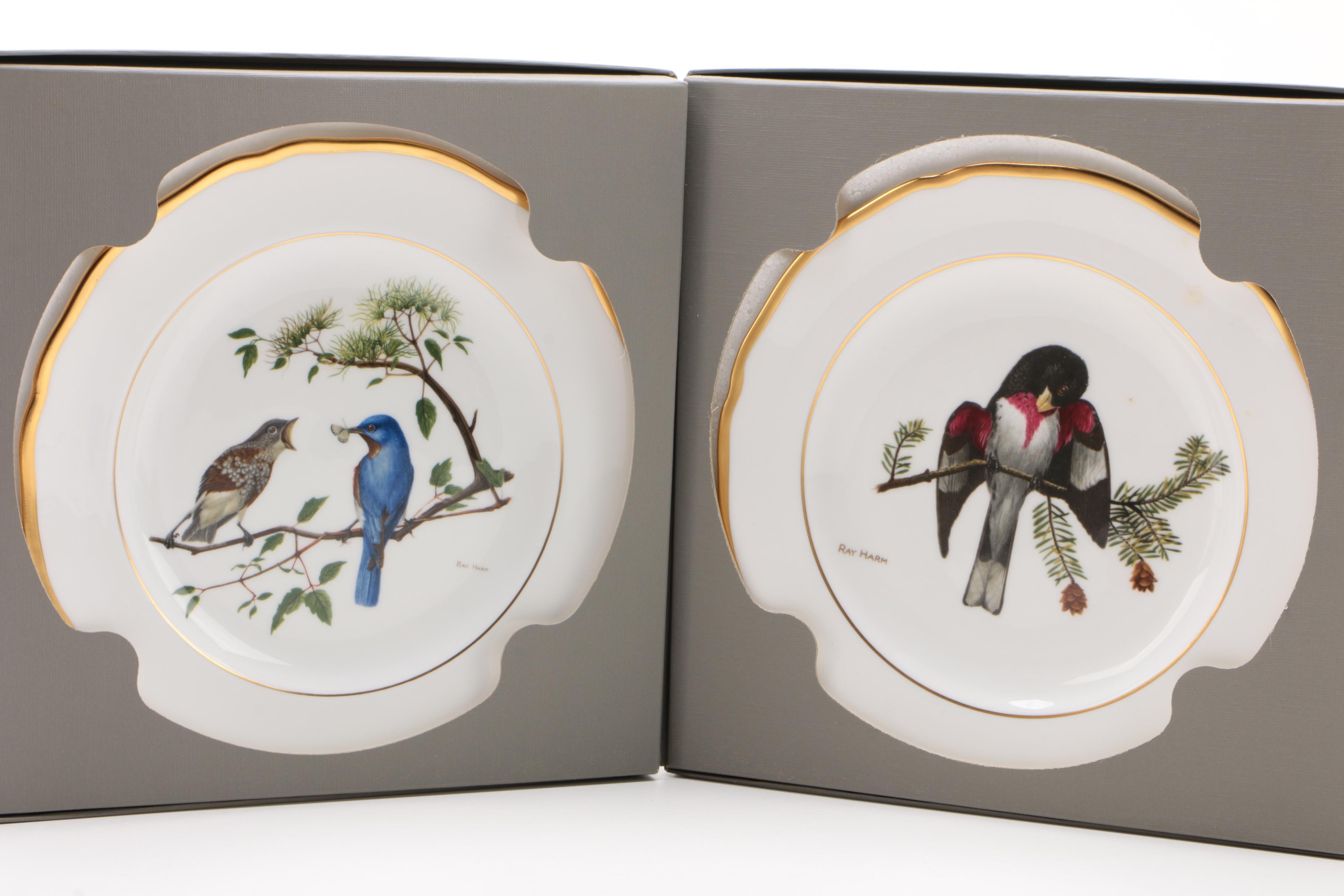 Limited Edition Spode "American Songbird" Series by Ray Harm Collector Plates