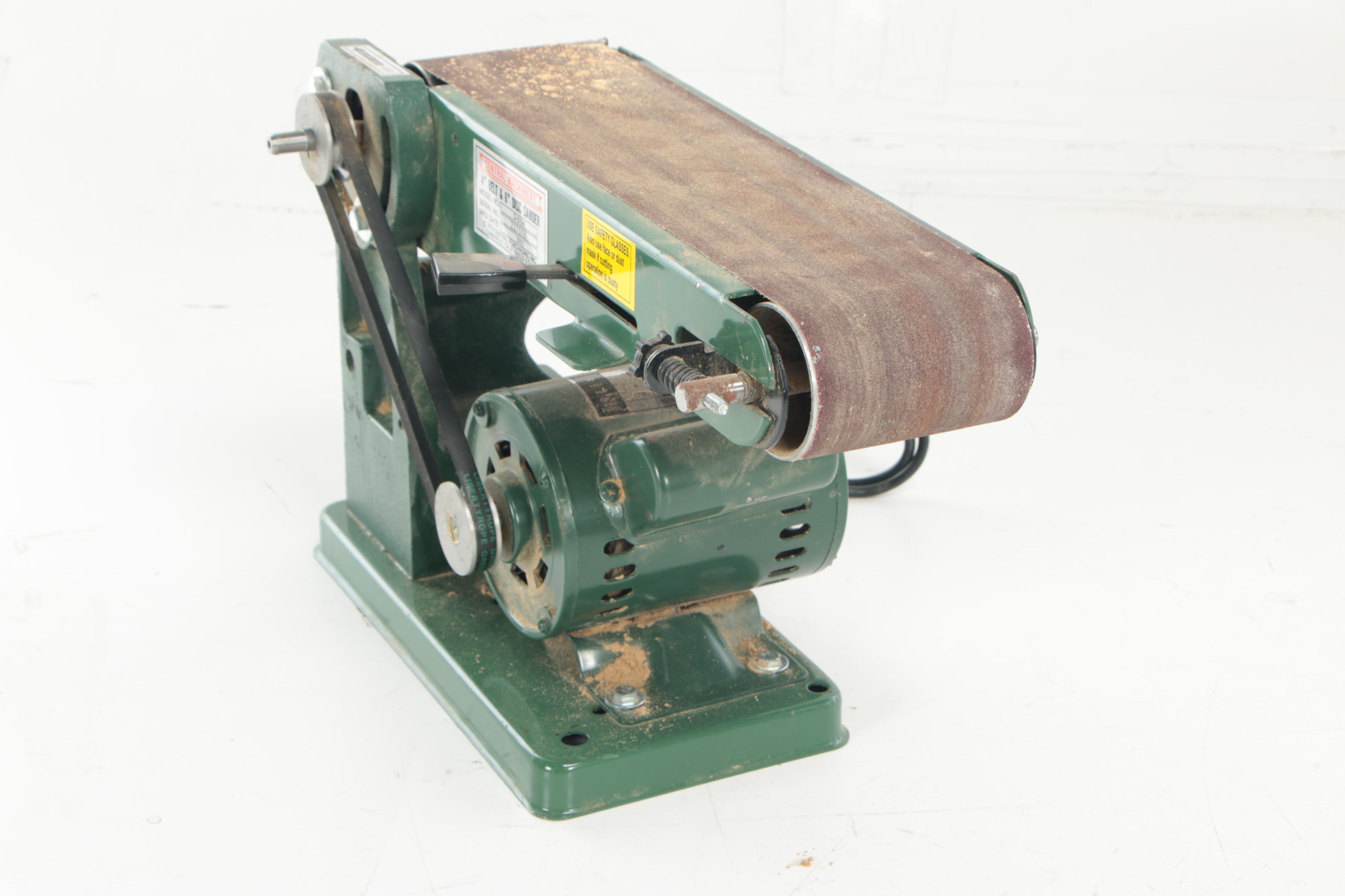 Central Machinery 4" Belt 6" Disc Sander S-5154