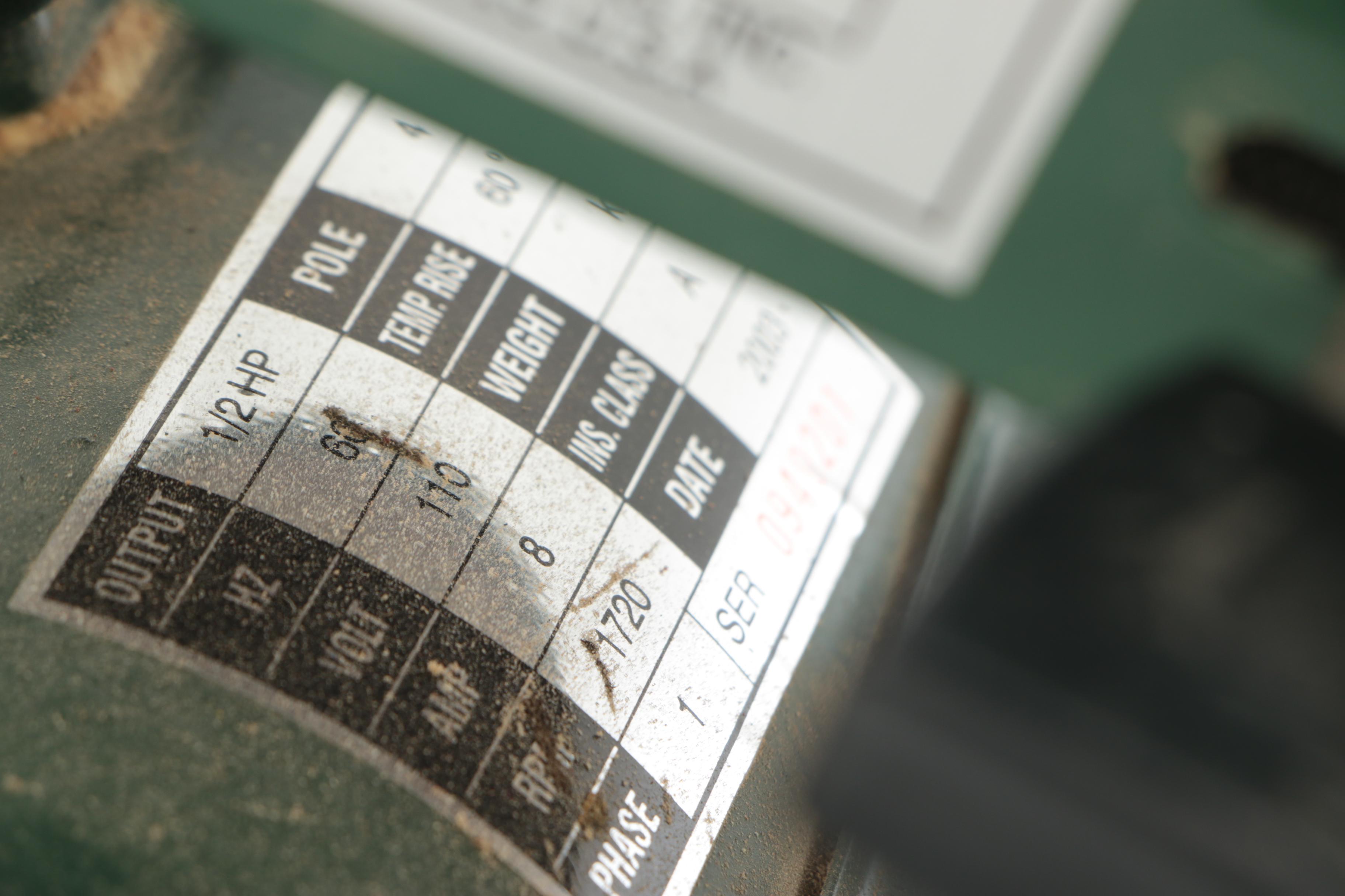 Central Machinery 4" Belt 6" Disc Sander S-5154