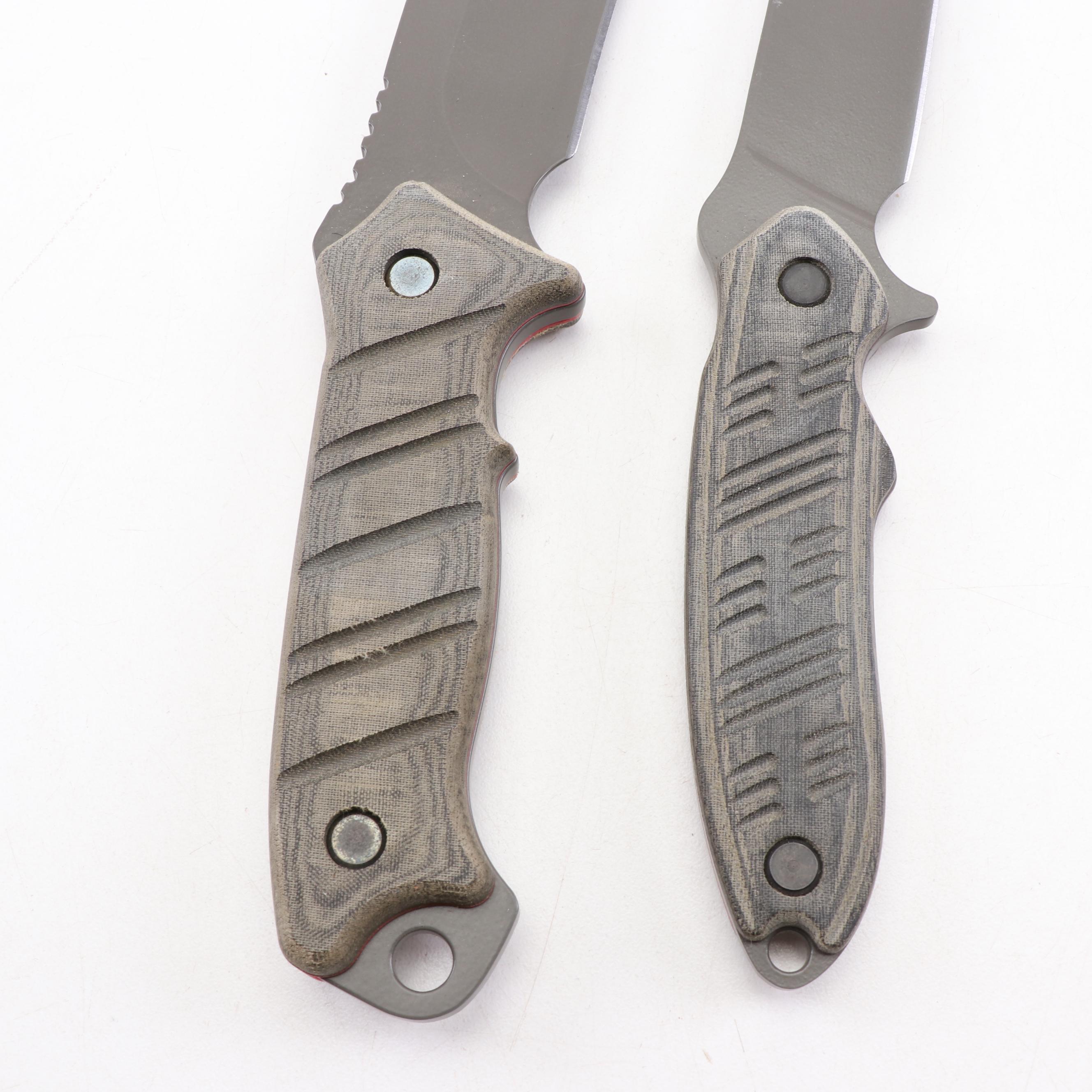 Ron Hood for Buck Knives "Punk" and "Thug" Survival Knives