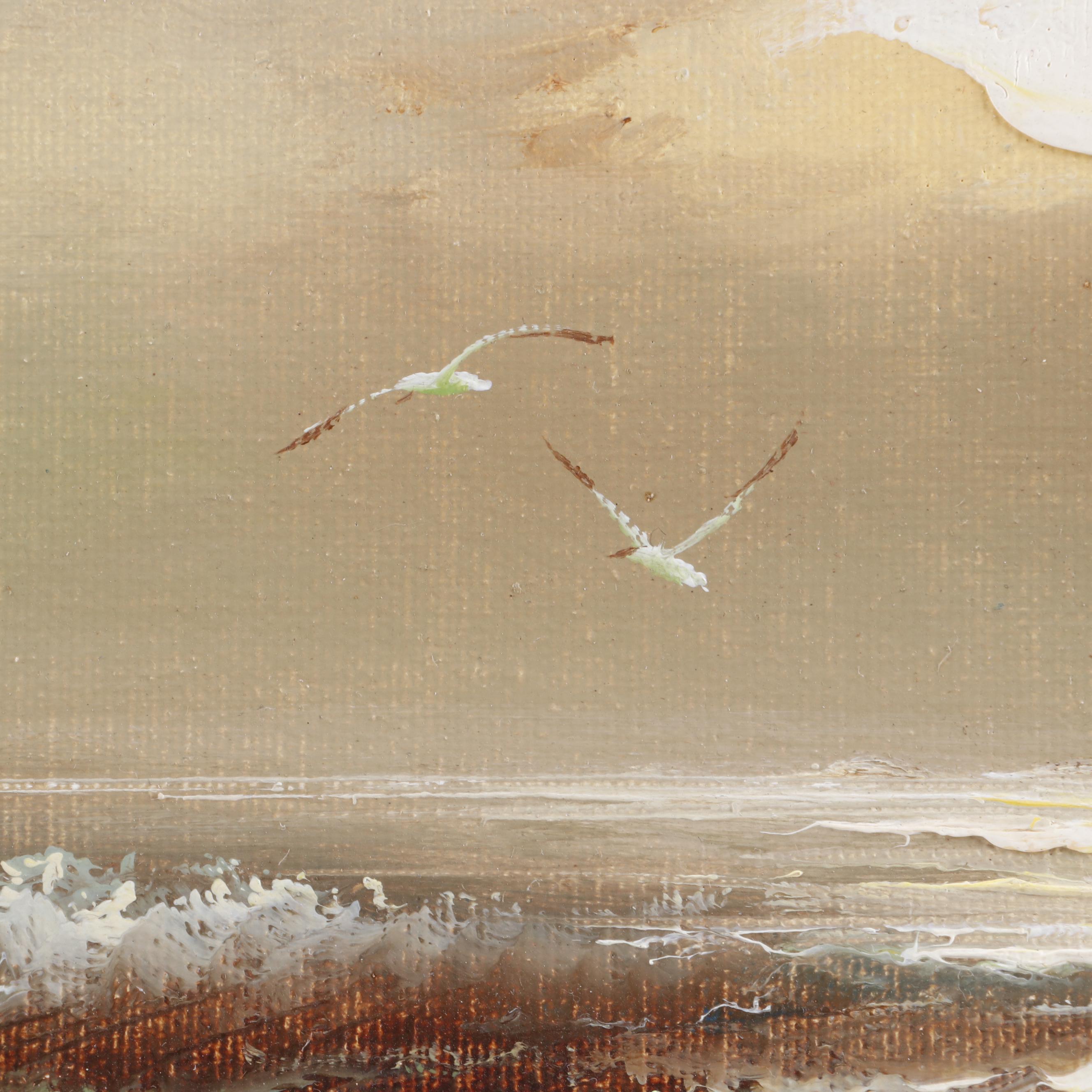 Claude Terray Seascape Oil Painting