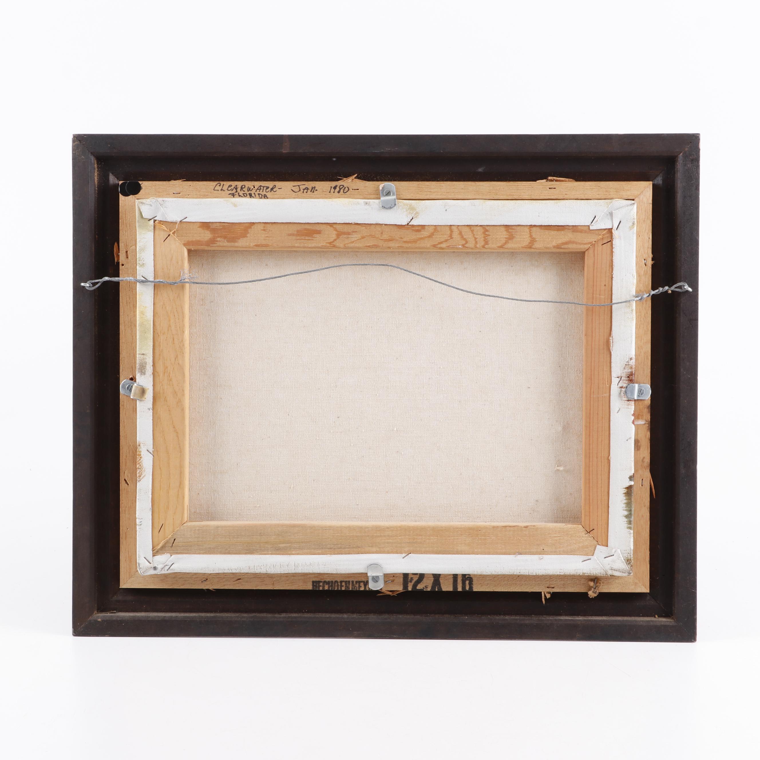 Claude Terray Seascape Oil Painting