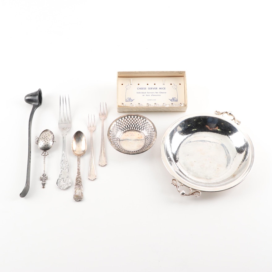 Towle and Other Silver Plate Serving Utensils and Serveware