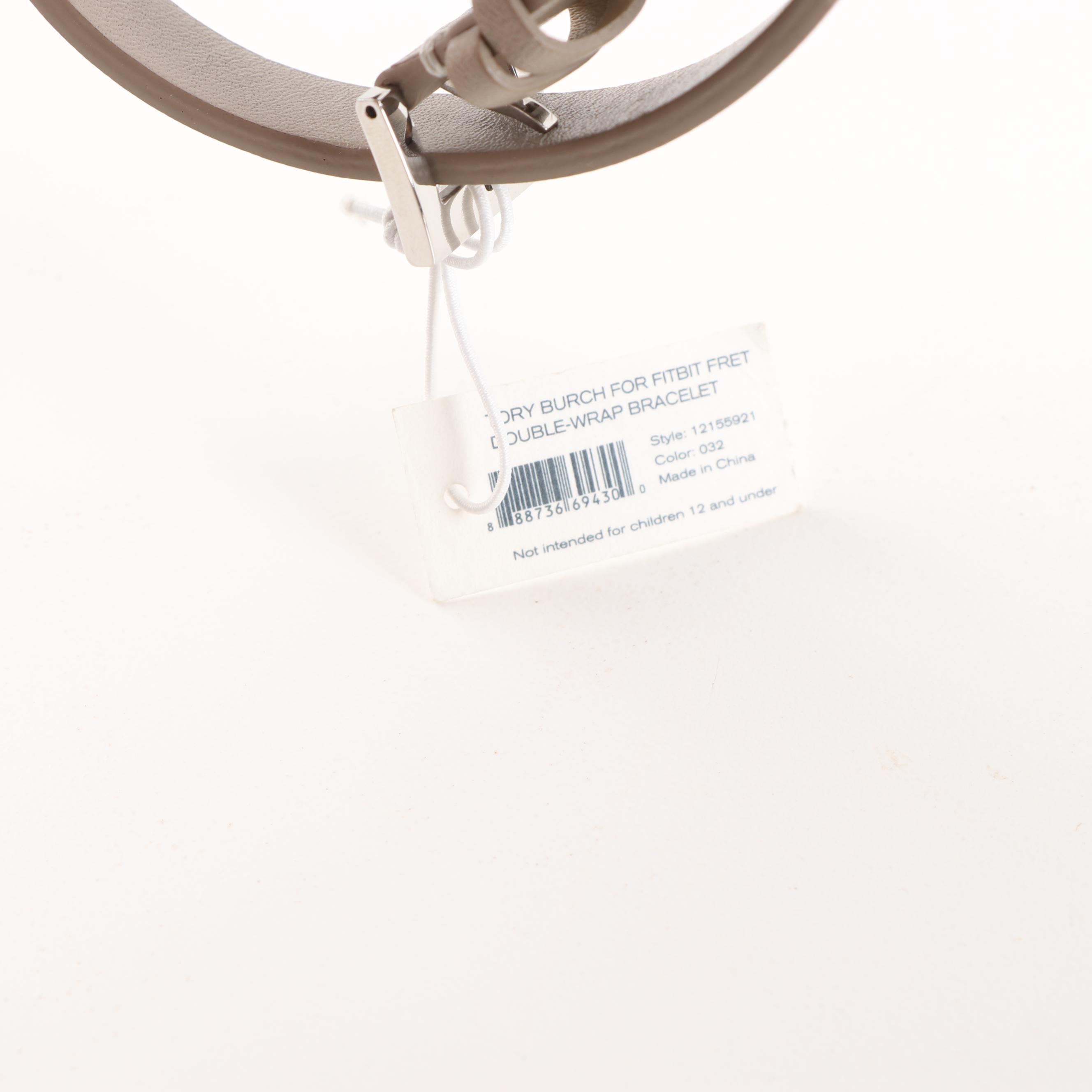 Tory Burch For FitBit Fret Leather Double Wrap Bracelets