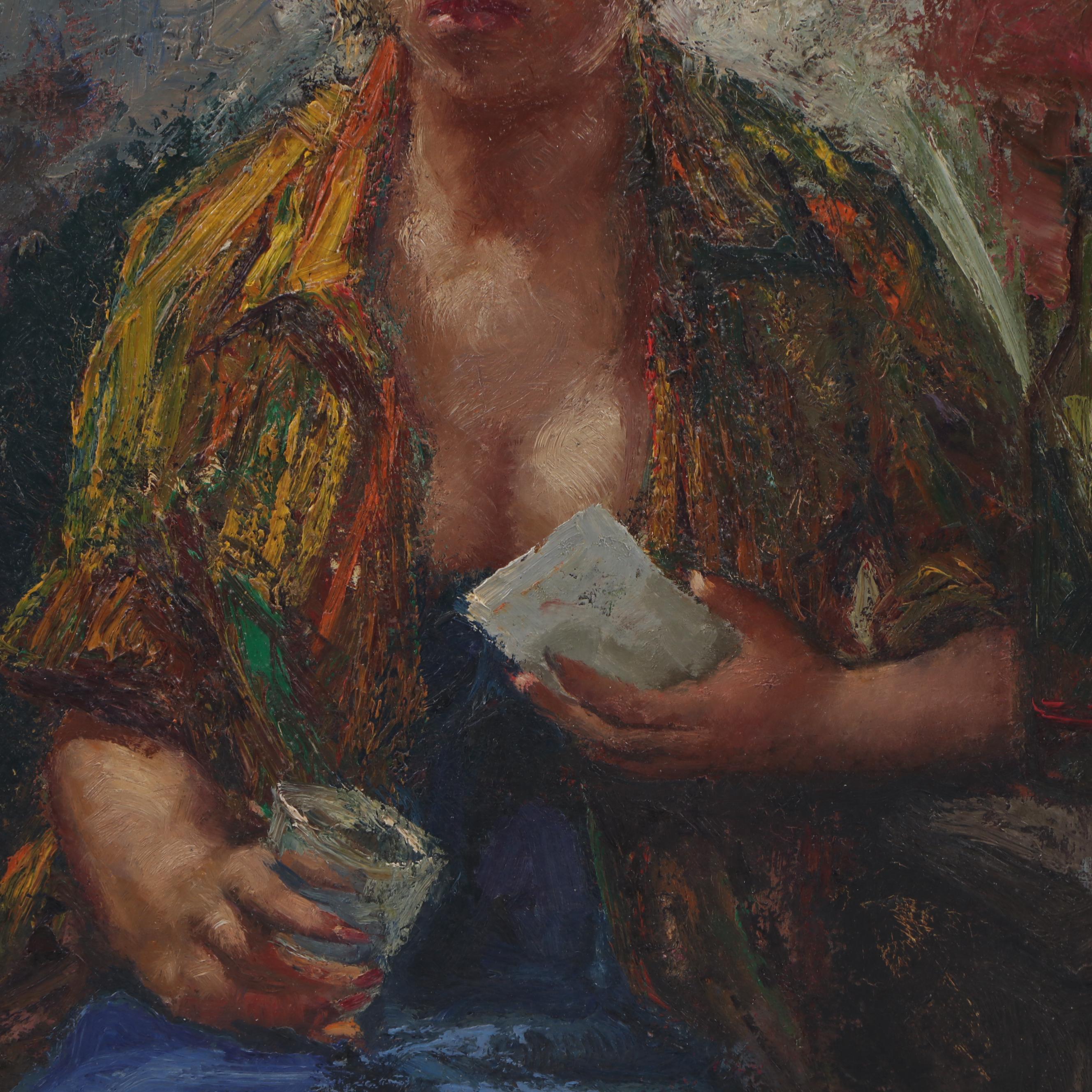 Amadeo Freixas Vivo Portrait Oil Painting