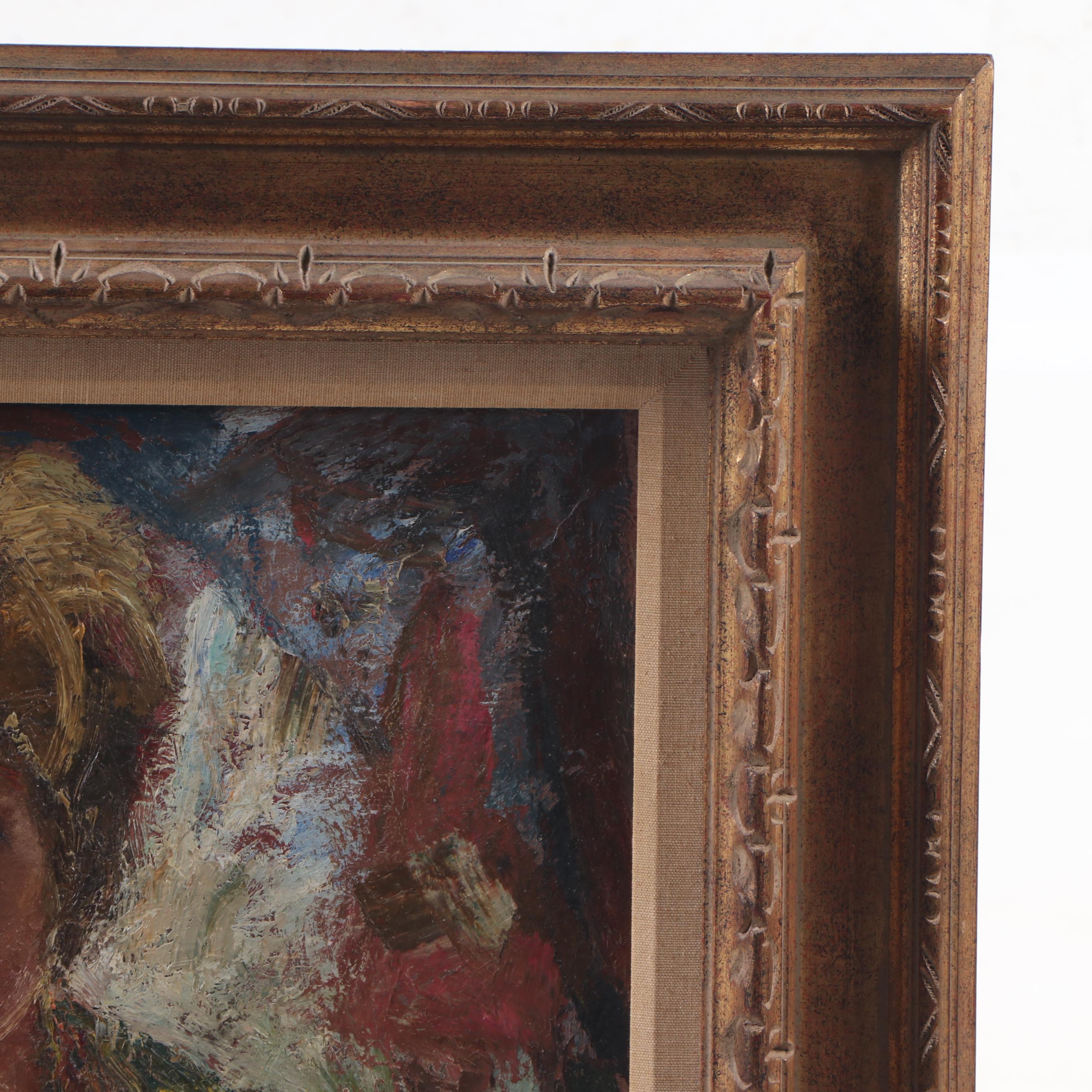 Amadeo Freixas Vivo Portrait Oil Painting