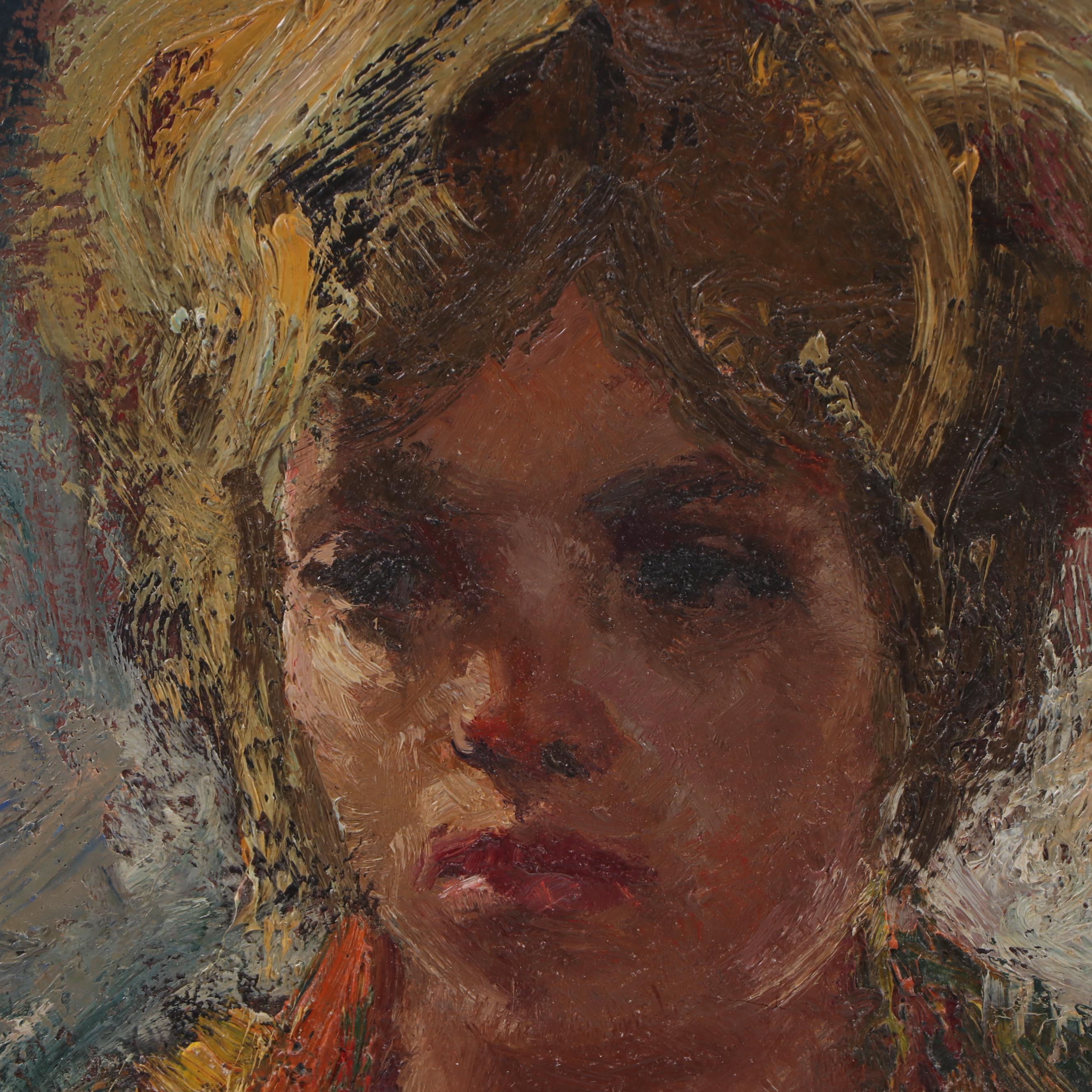 Amadeo Freixas Vivo Portrait Oil Painting