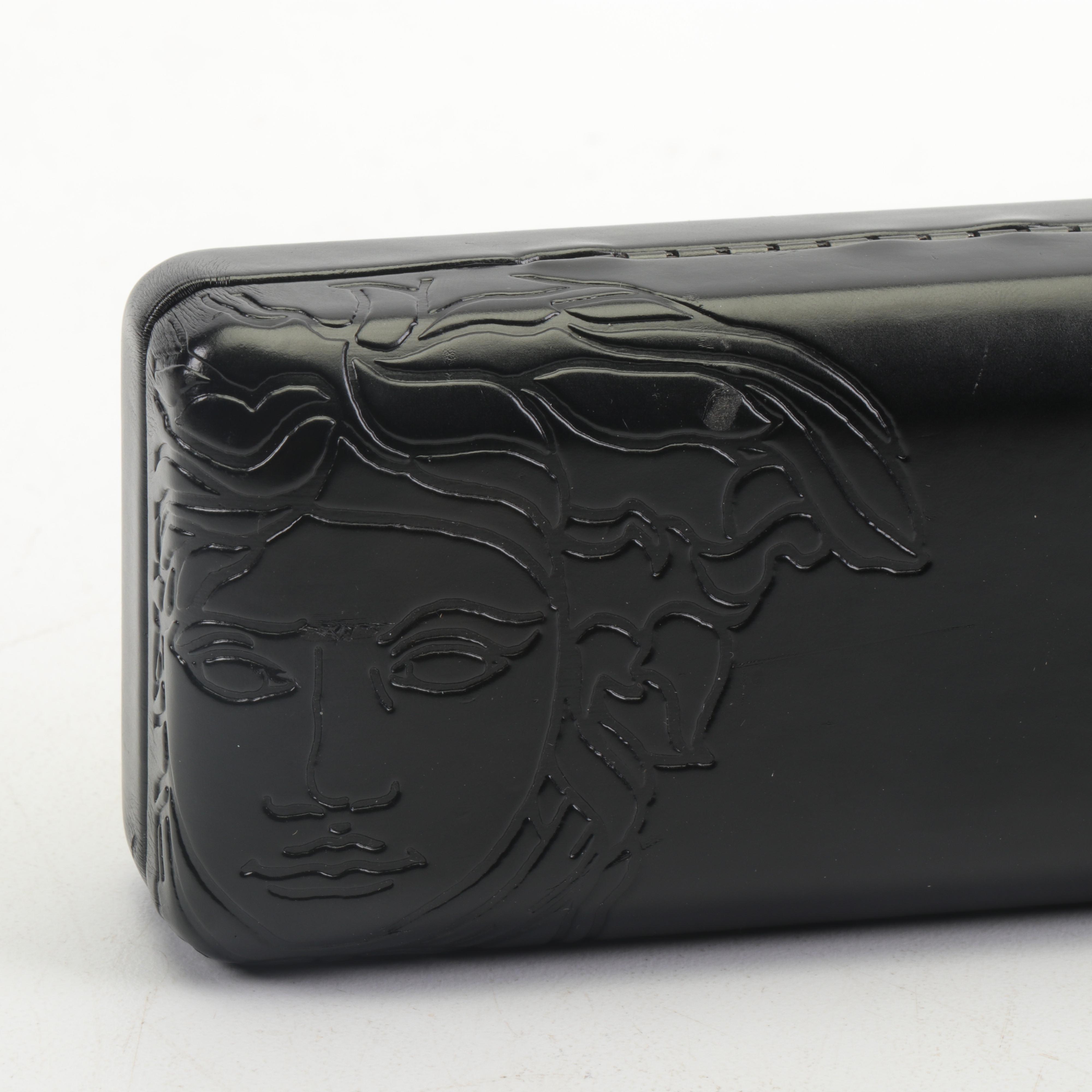 Gianni Versace Model 395 Italian Sunglasses in Black with Case