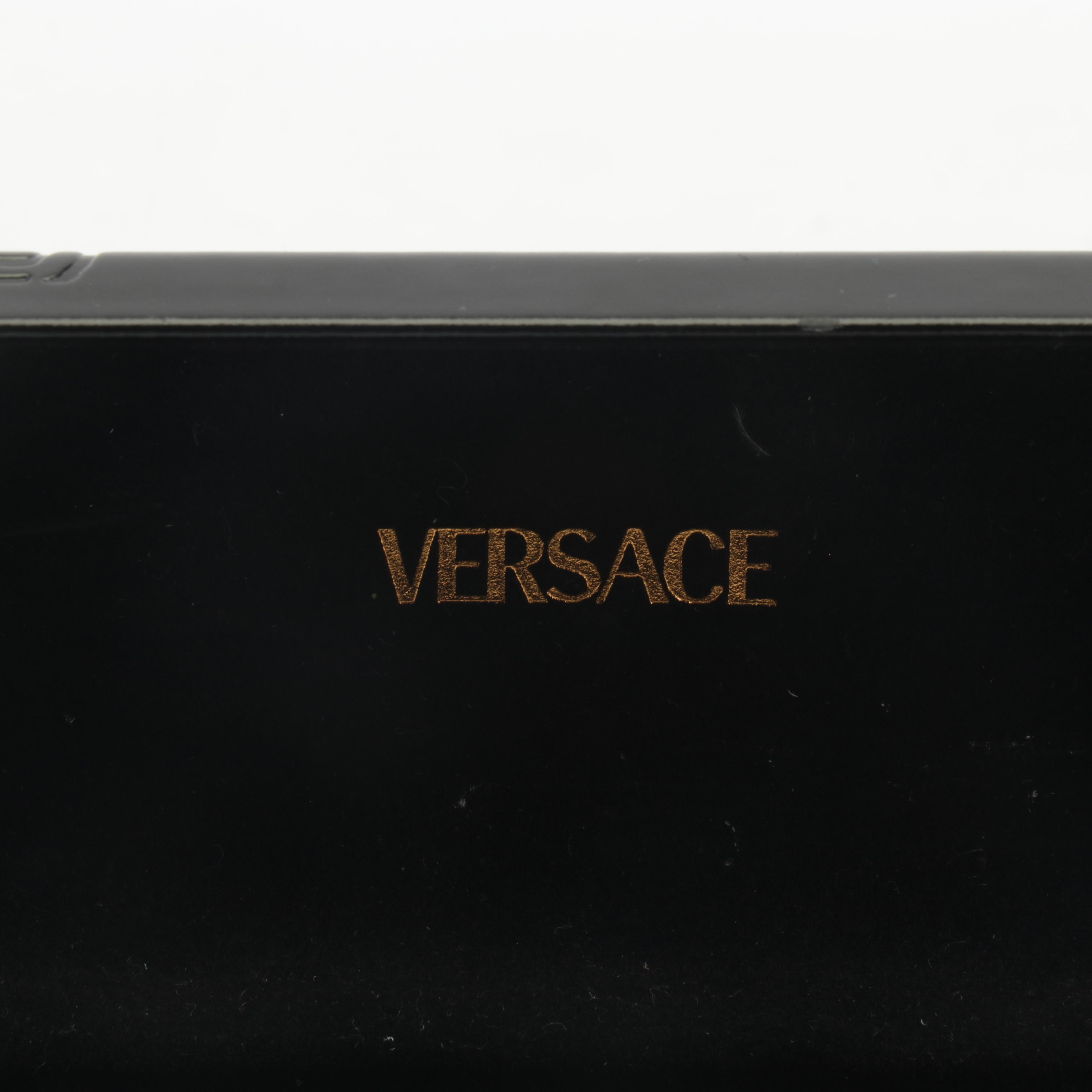 Gianni Versace Model 395 Italian Sunglasses in Black with Case