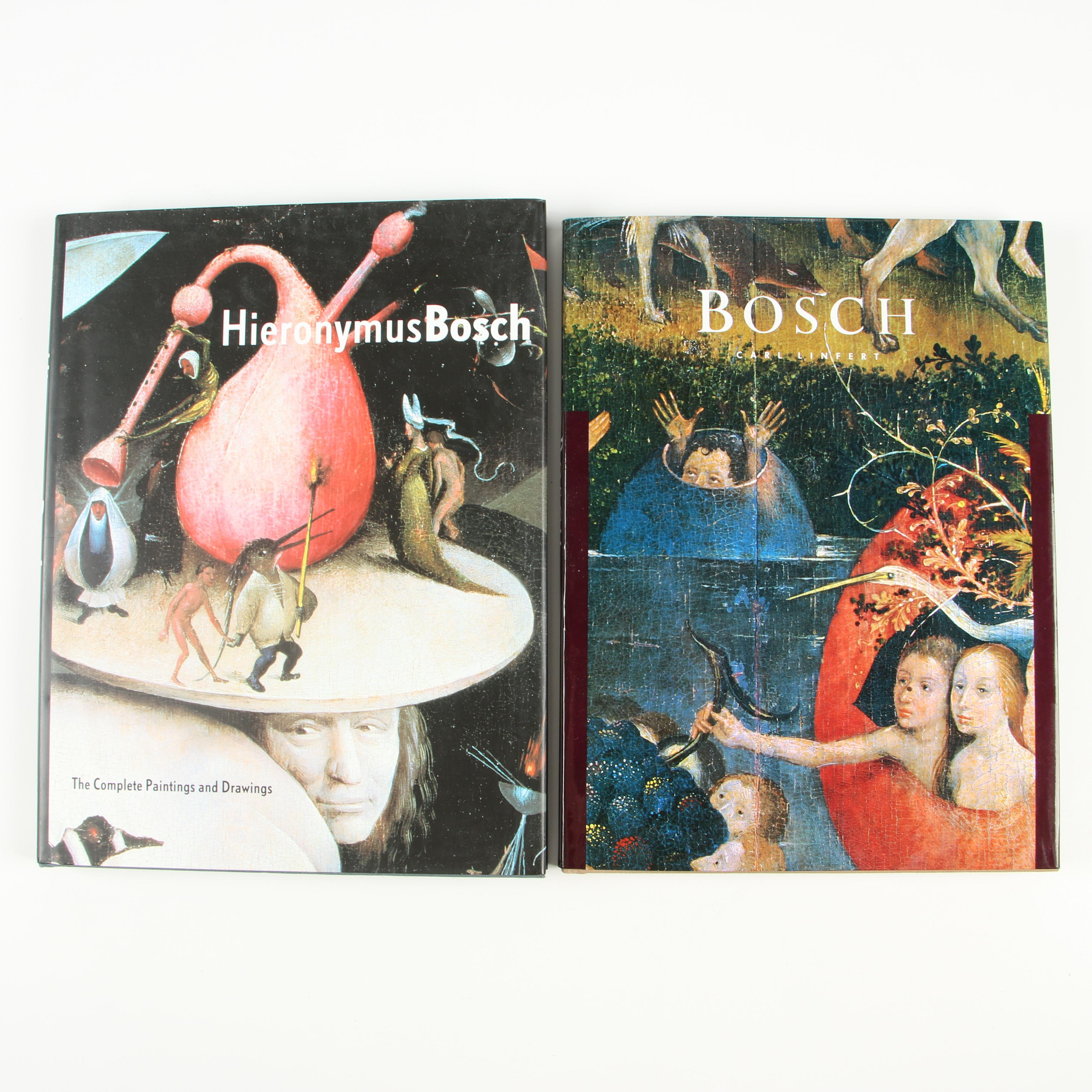 Hieronymus Bosch Art Books Including "The Complete Drawings and Paintings"