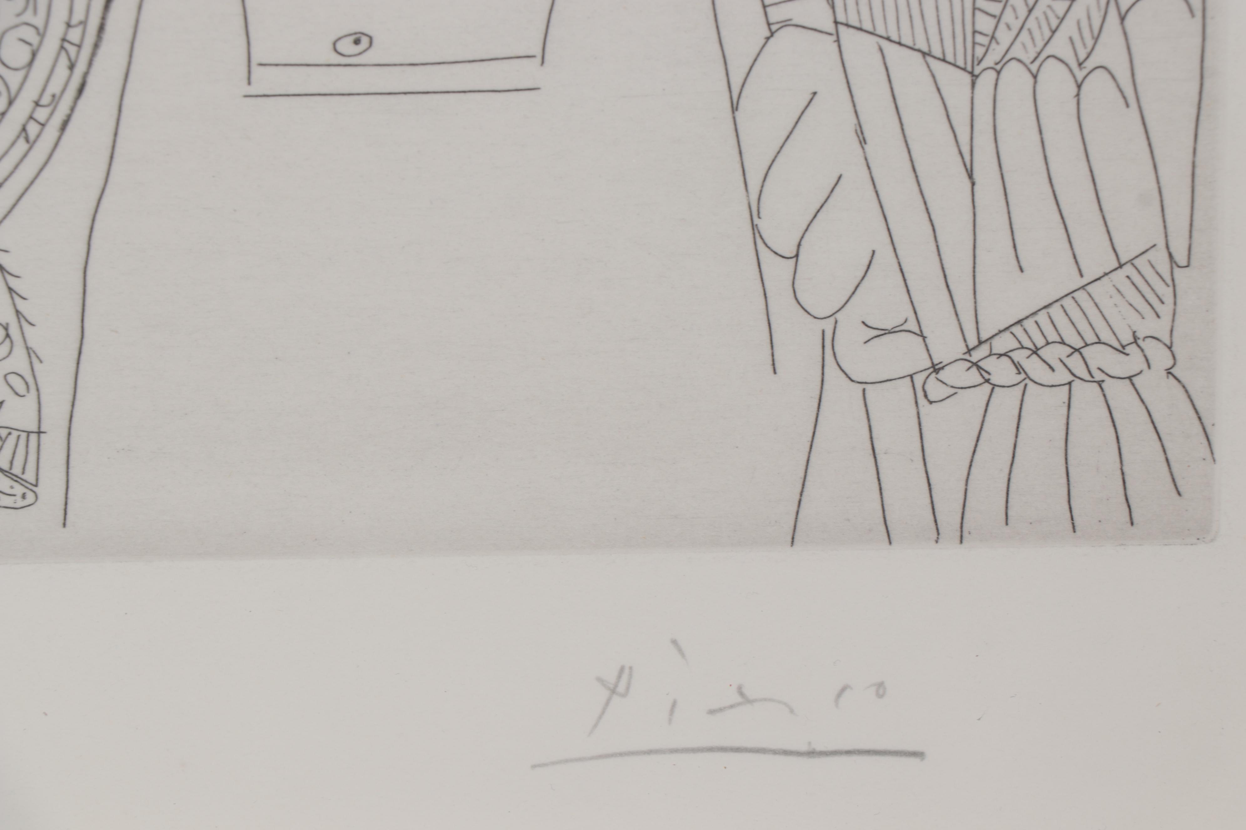 Pablo Picasso 1968 Etching from "347 Gravures"